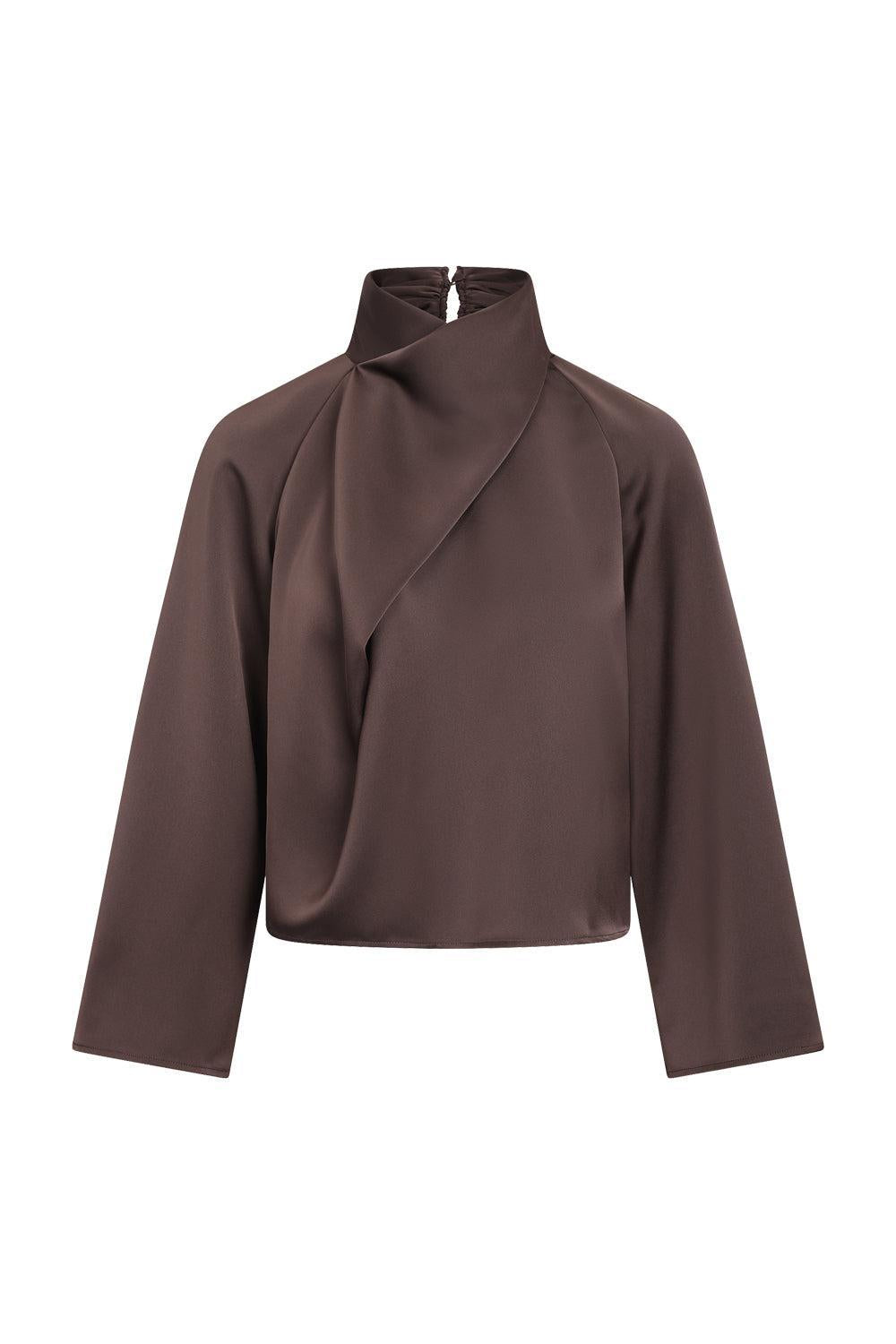 Cira Blouse Black Coffee