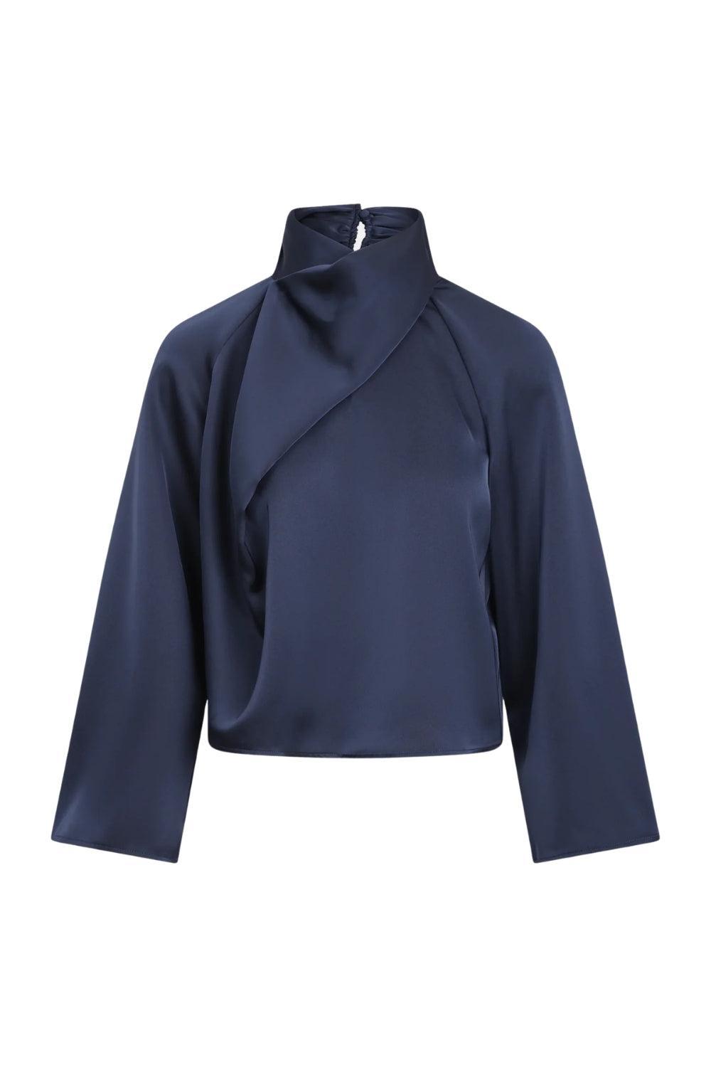 Cira Blouse Dark Sapphire