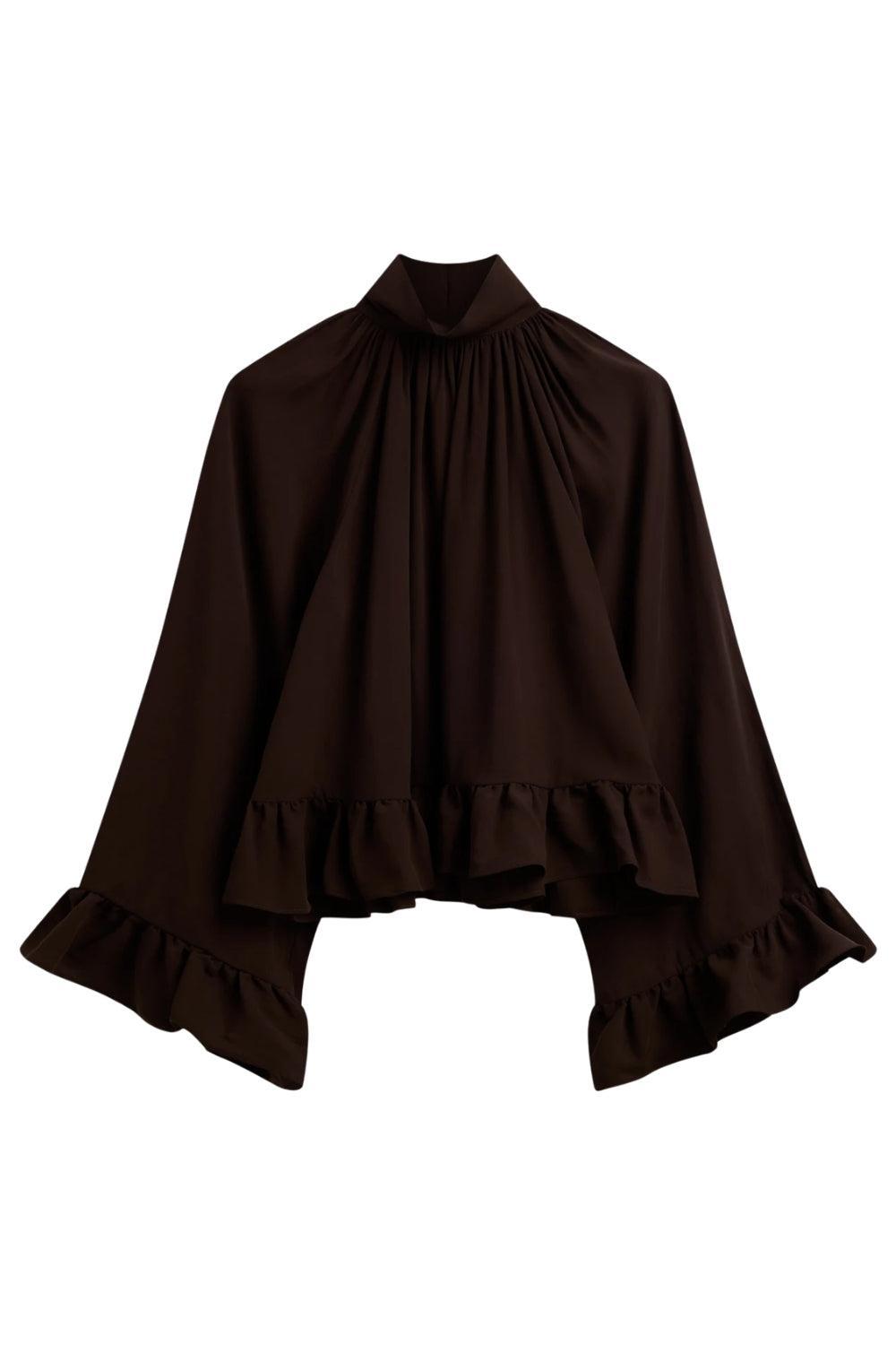 Clara Blouse Brown