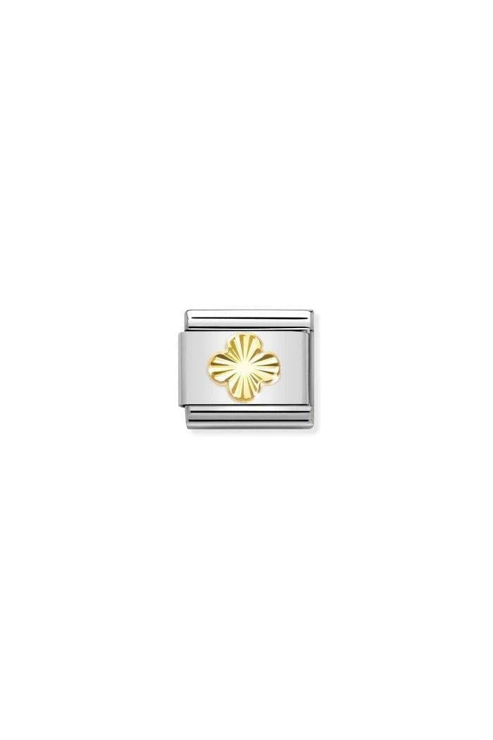 Classic Symbols 18k Gold Diamond Coated Clover