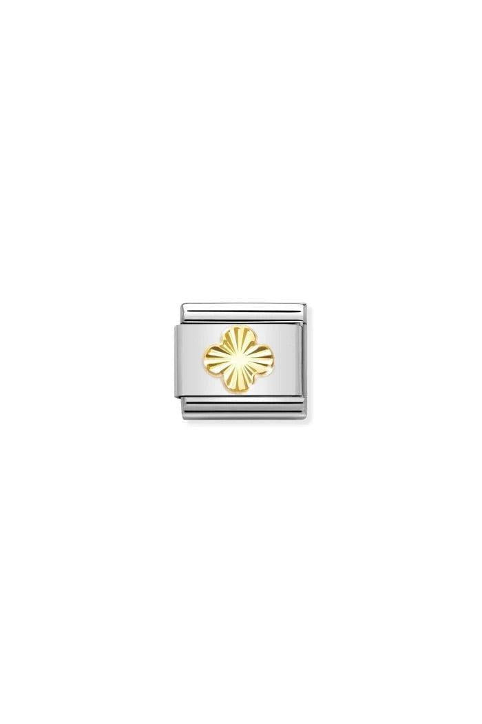 Classic Symbols 18k Gold Diamond Coated Clover