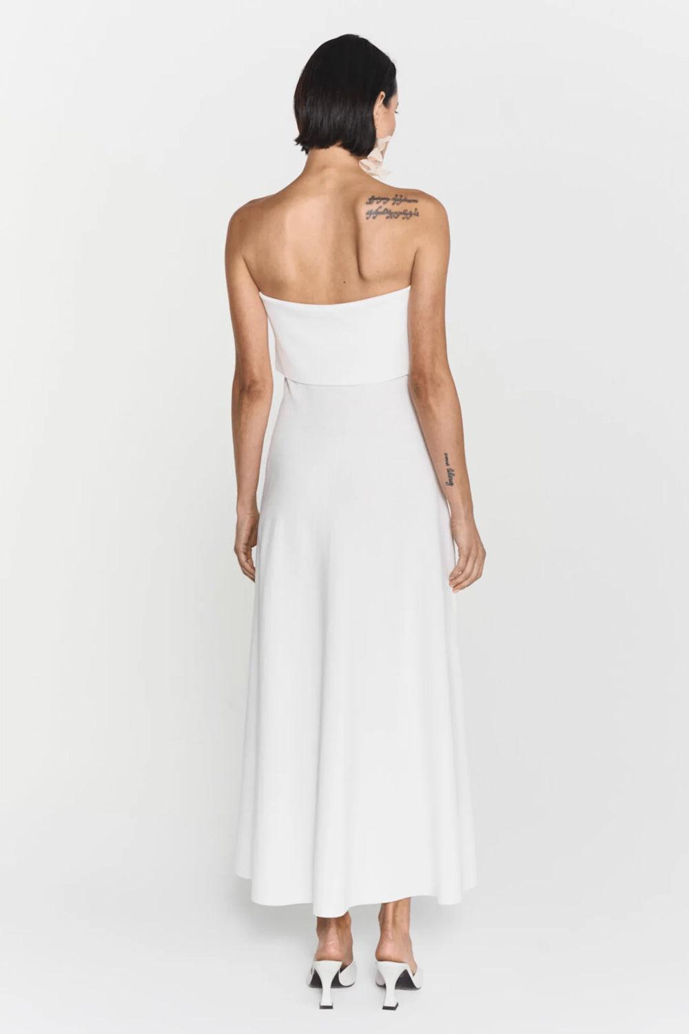 Clementina Midi Dress Off White