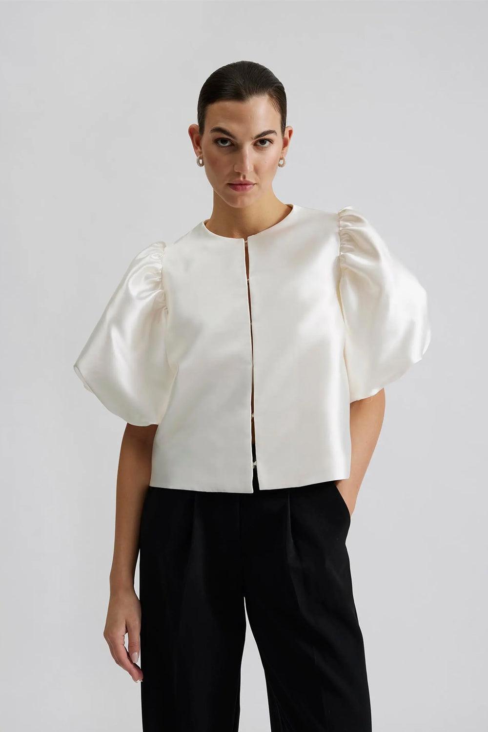Cleo Blouse Ivory