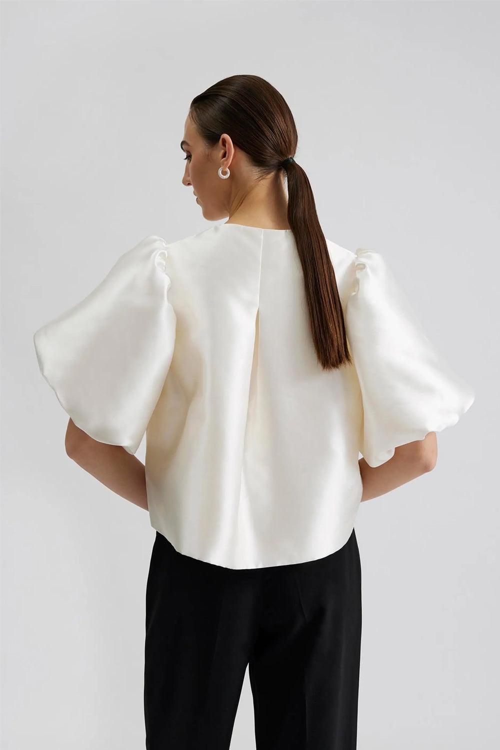 Cleo Blouse Ivory
