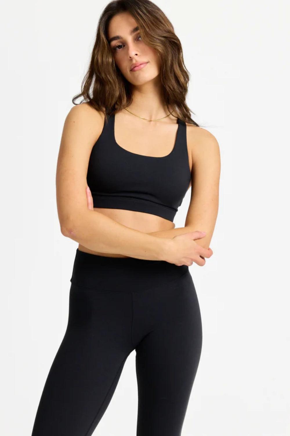 Cloudform Crossback Sports Bra Black
