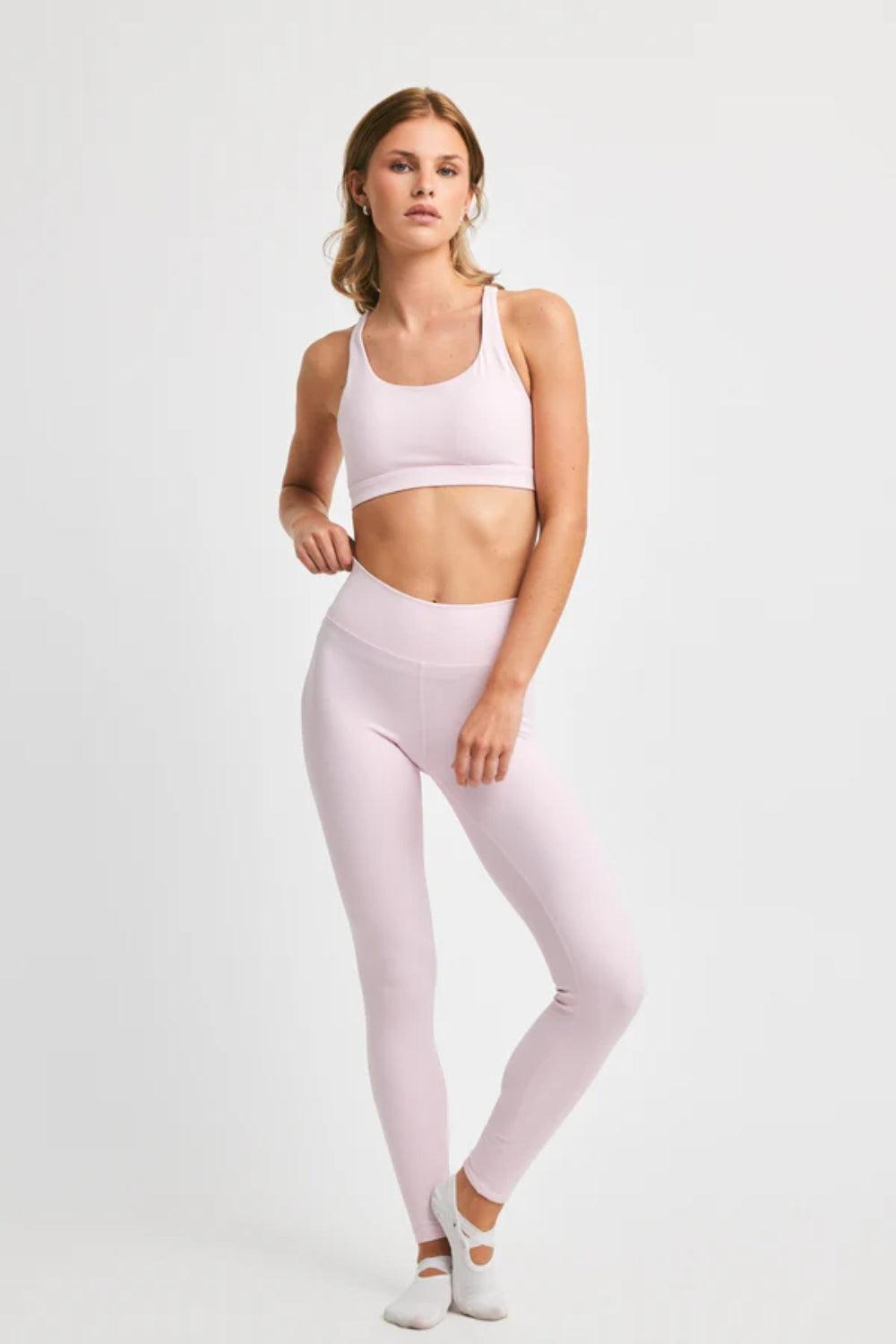 Cloudform Crossback Sports Bra Millenial Pink