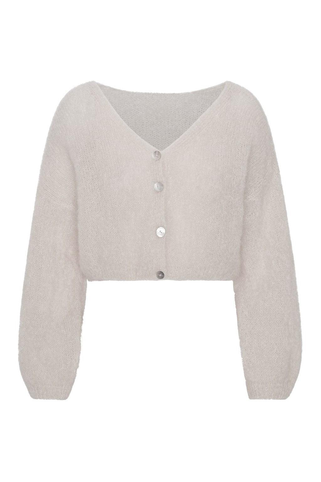 Cornelia Cropped Cardigan Beige