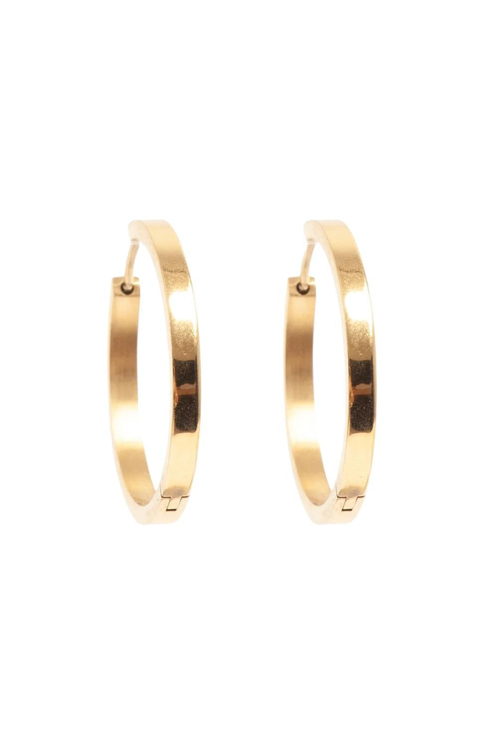 Creol Steel 14K Earrings