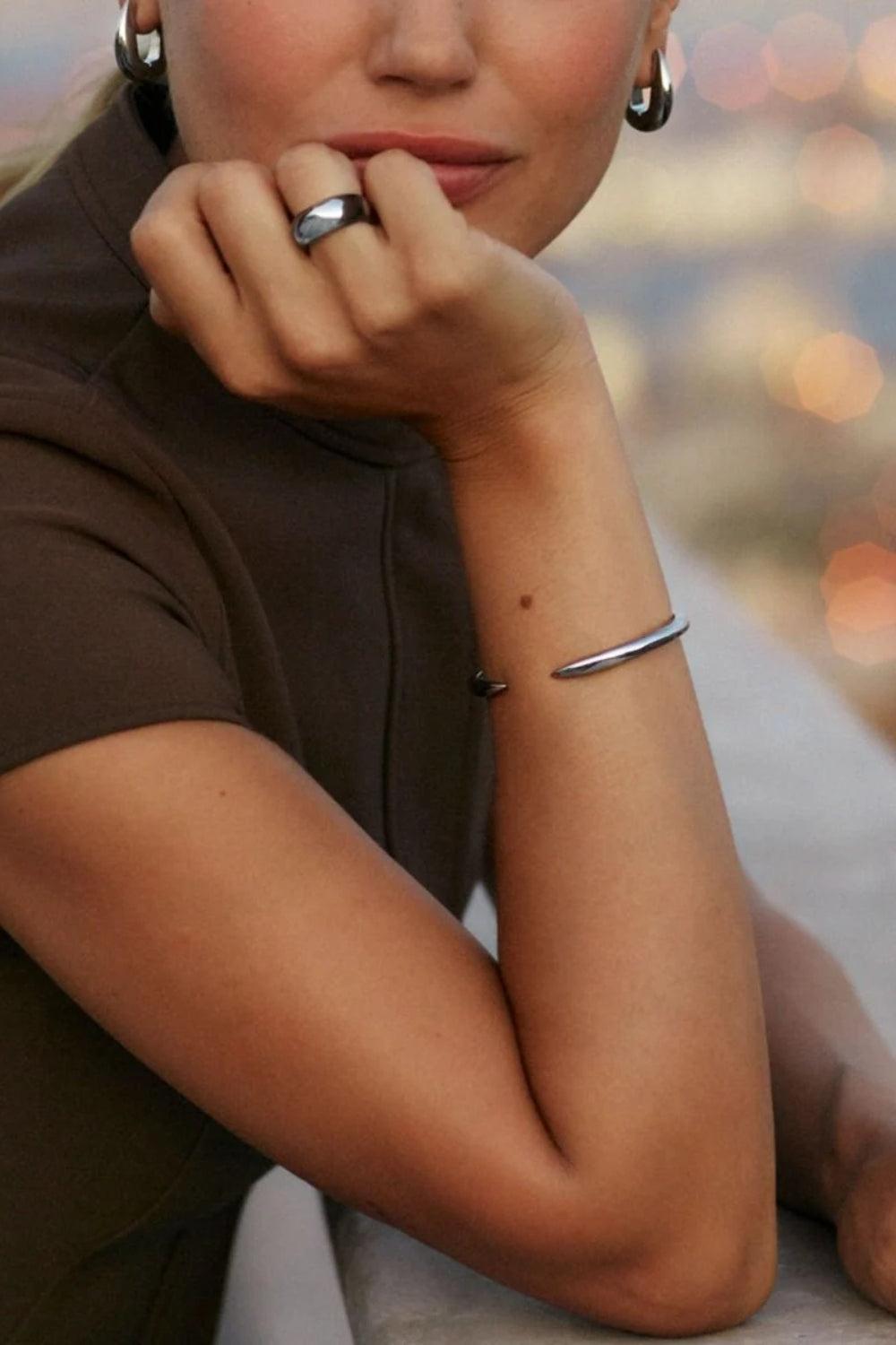 Crest Bangle Steel