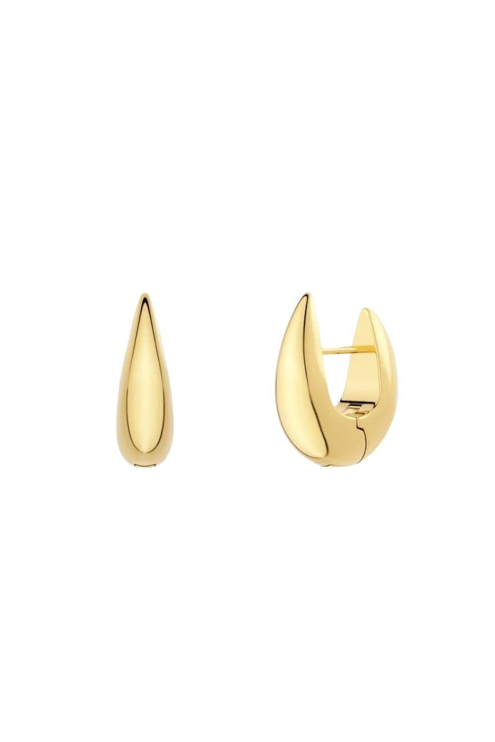 Crest Hoops L Gold