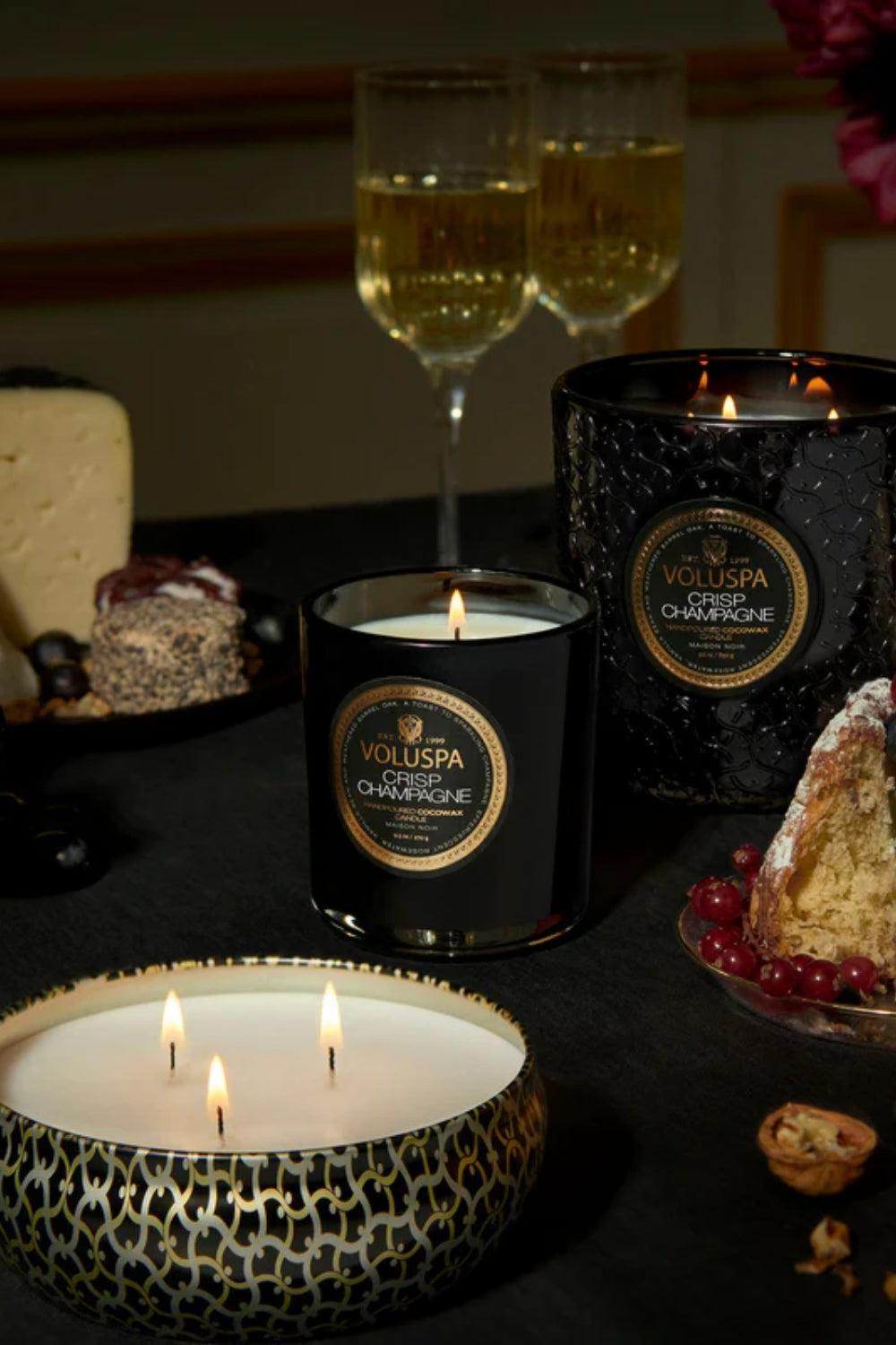 Crisp Champagne 270g Boxed Candle