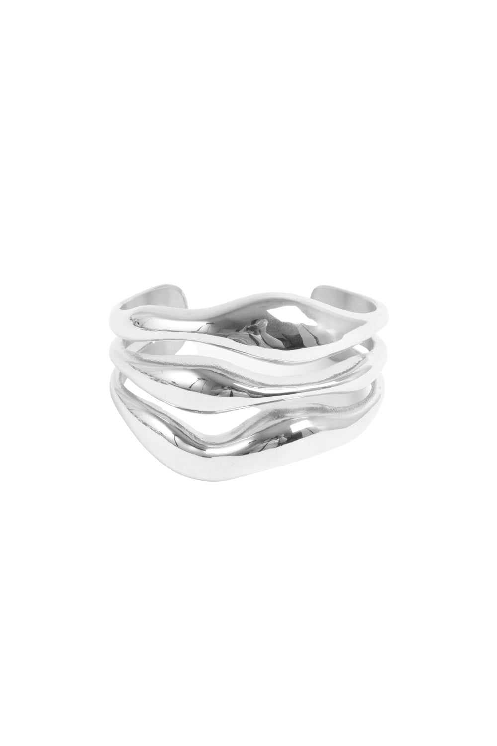 Cuff Big Waves Steel