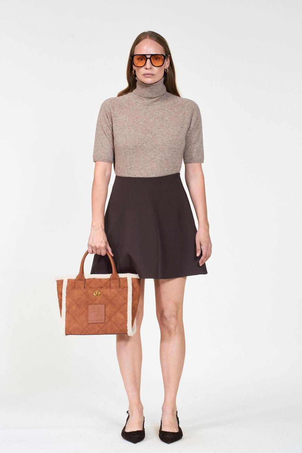 Darcy mini Shearling Chestnut