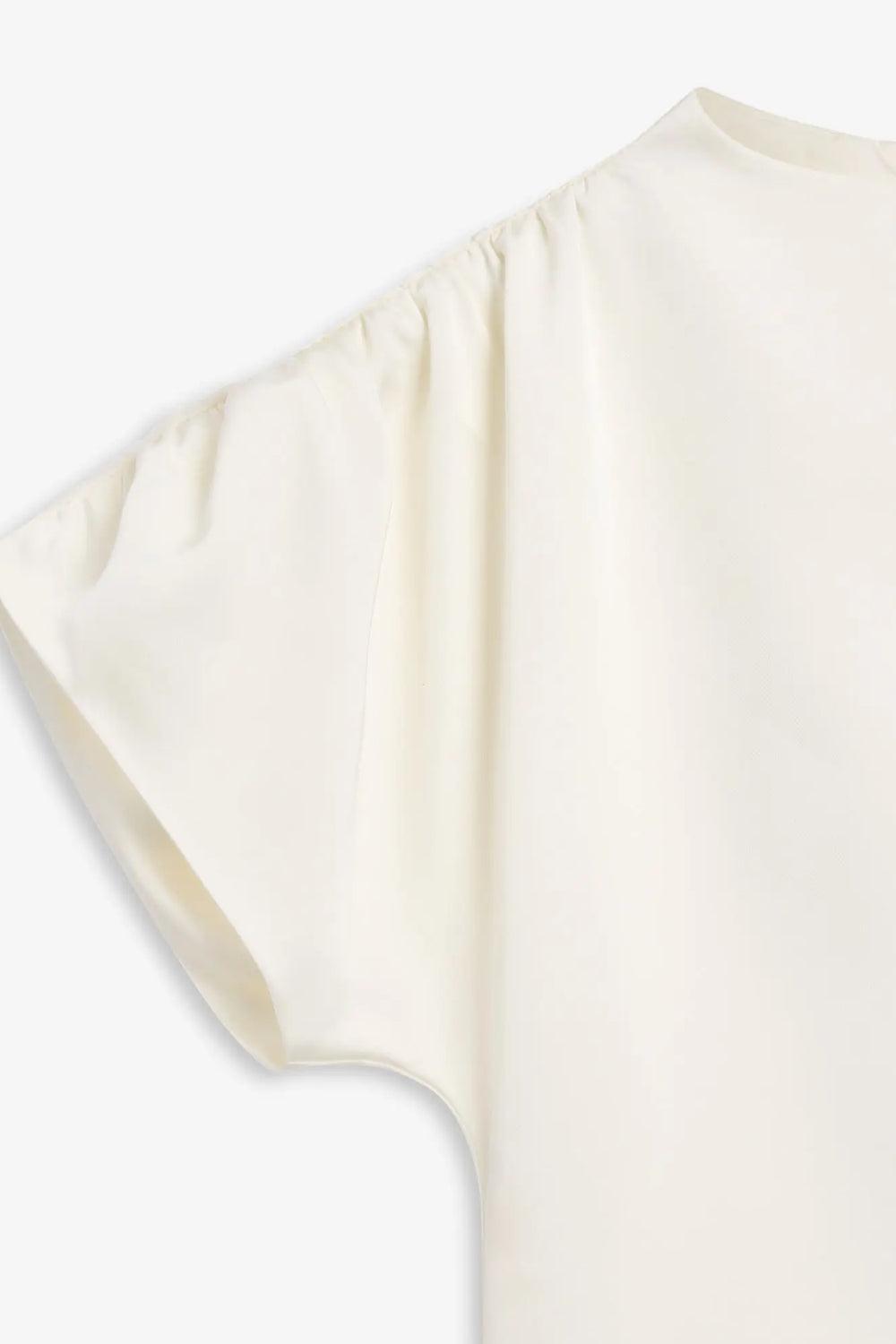 Demi Top Pearl White