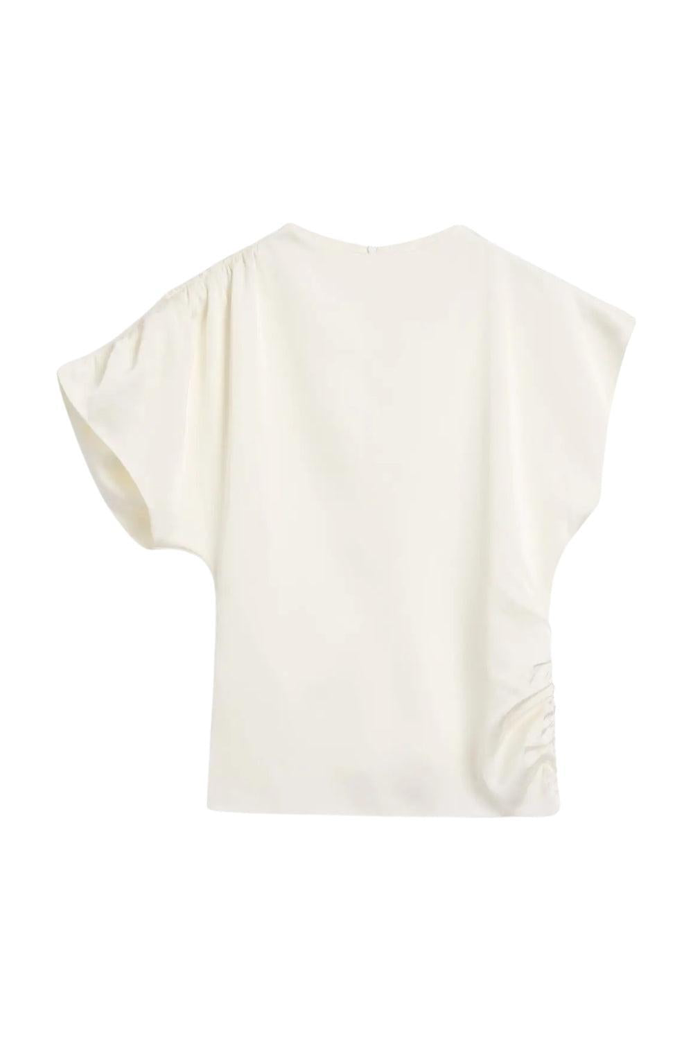 Demi Top Pearl White