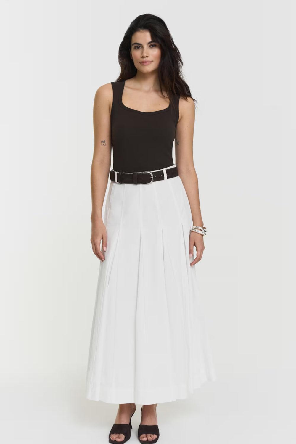 Dine Skirt White
