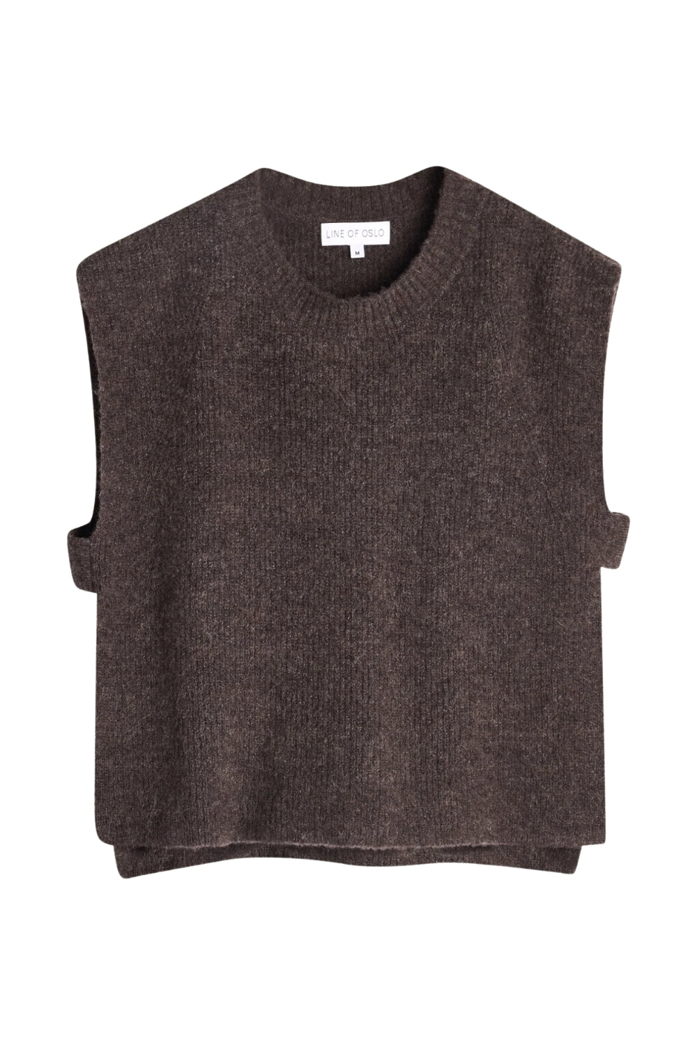 Dog Knit Vest Dark Brown