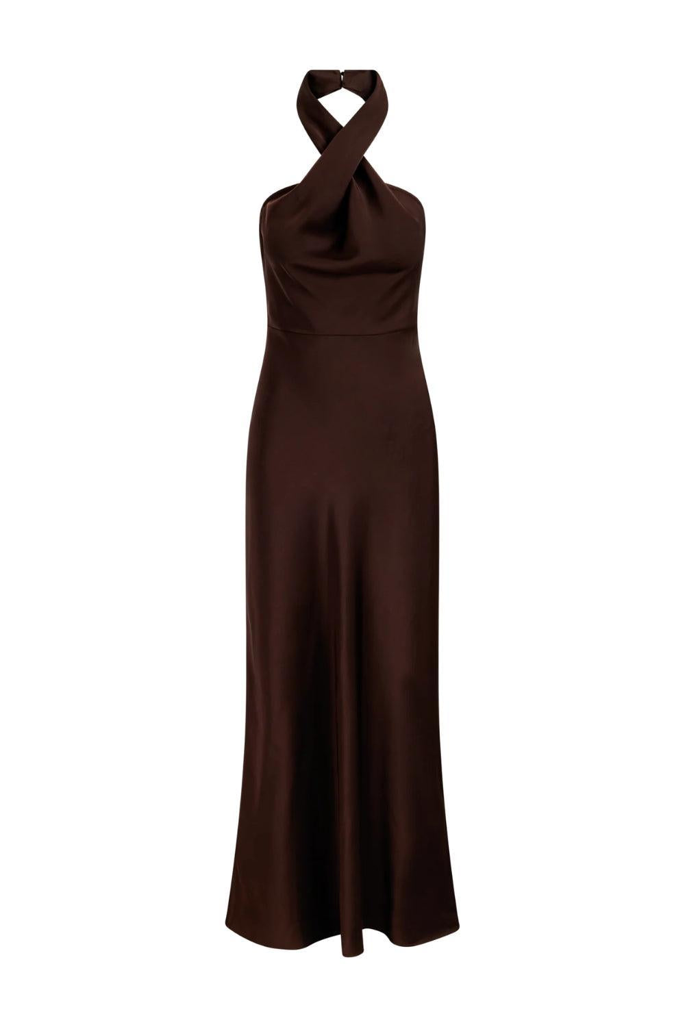 Dolores Dress Black Coffee