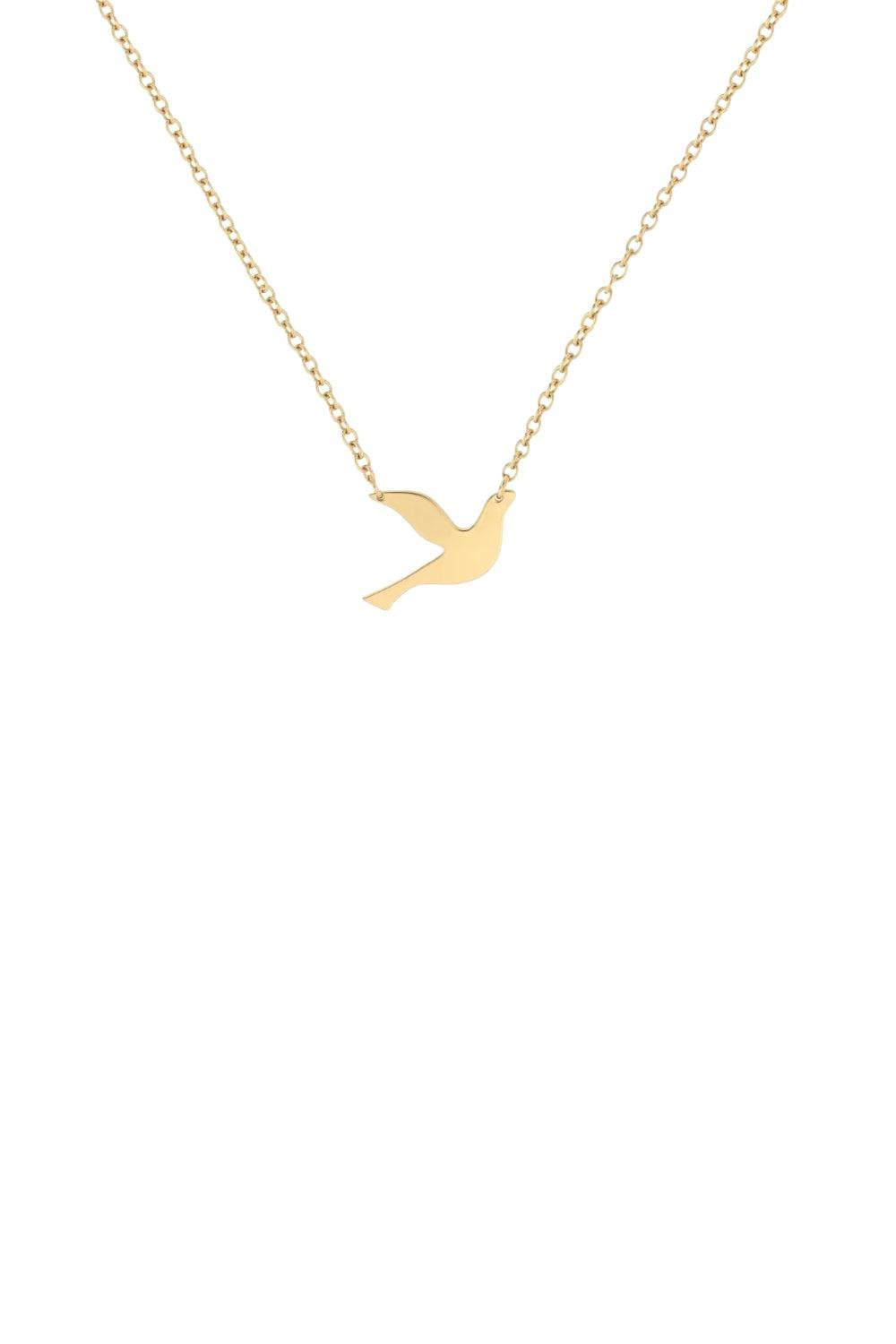 Dove Necklace Gold