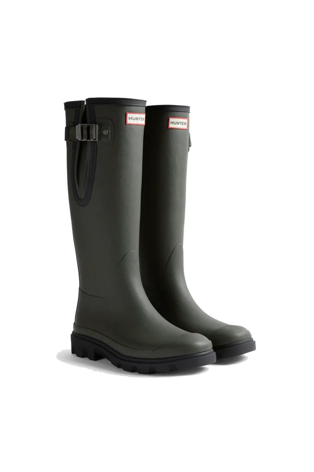 Downpour Adjustable Boot dark olive/black