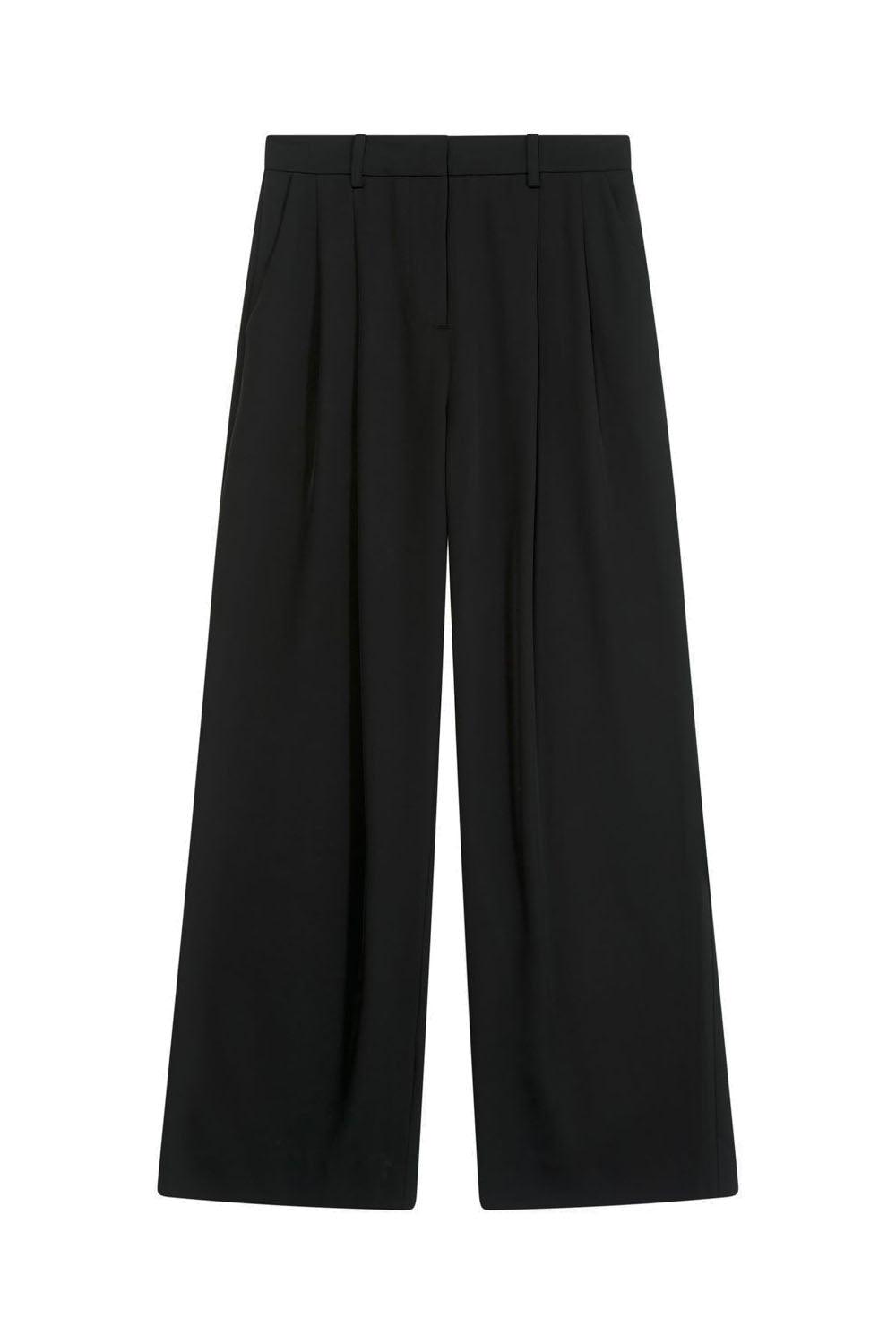 Duke Crepe Pants Black