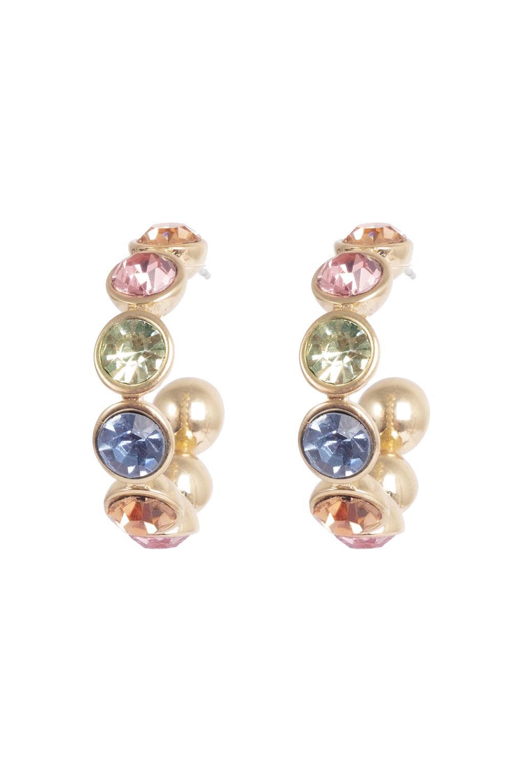 Earrings Big Multi Creol Vibrance Gold