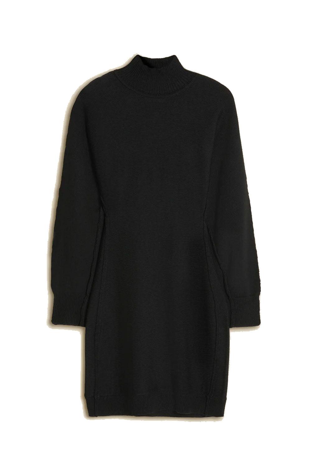 Echo Knit Dress Black