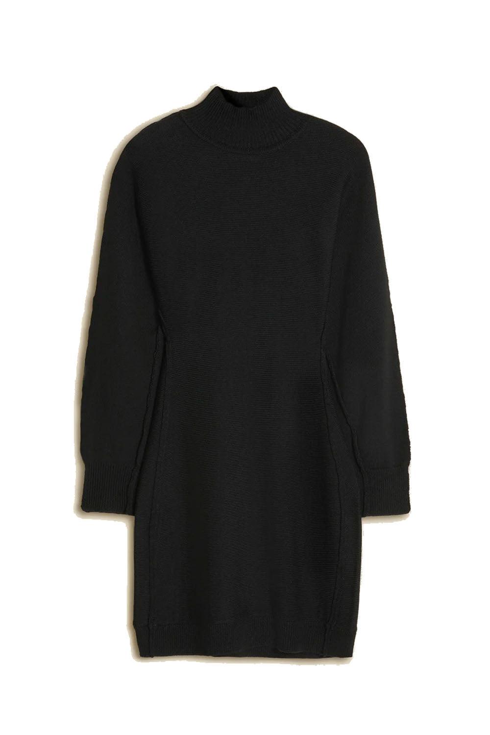 Echo Knit Dress Black