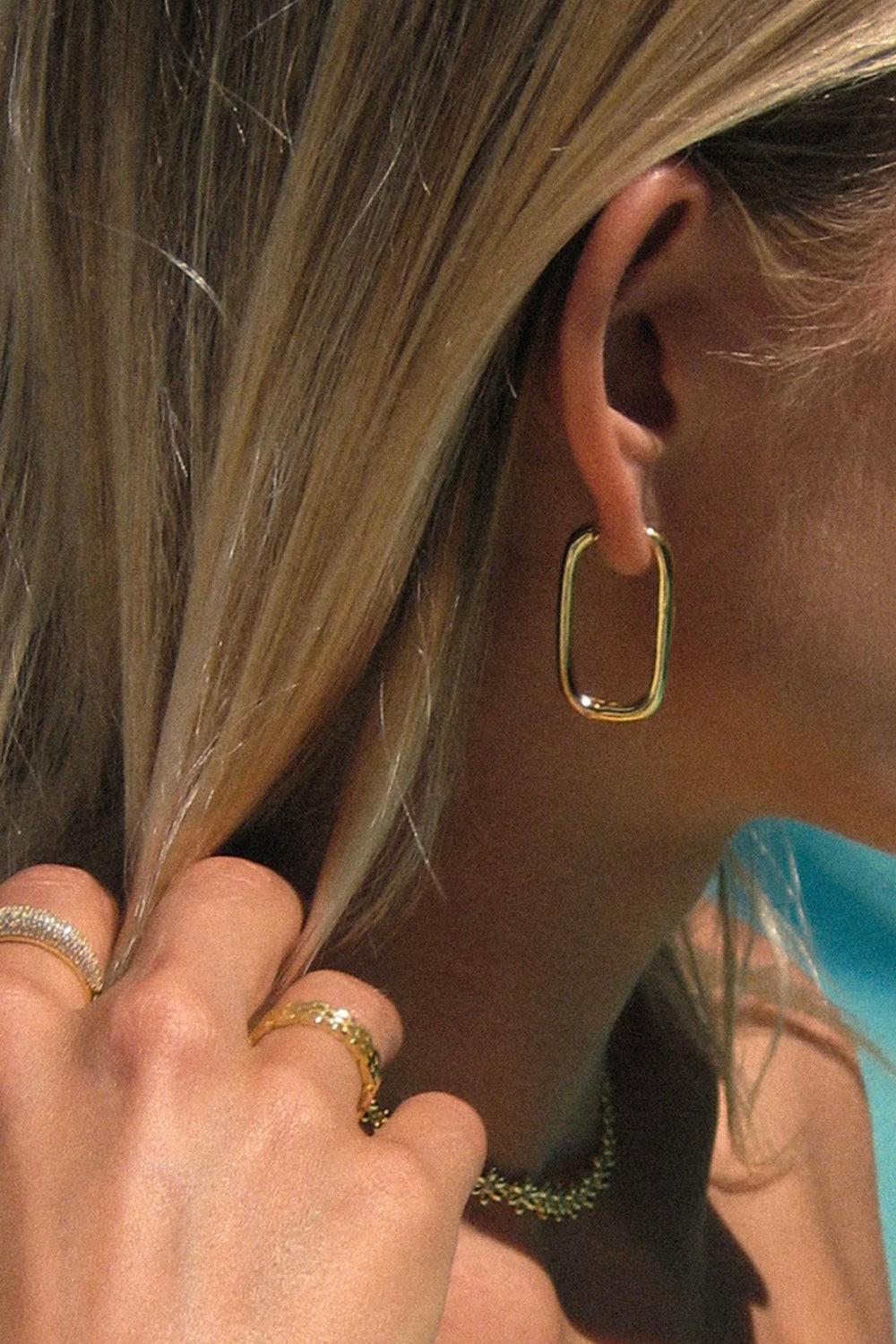 Edge Hoops Gold