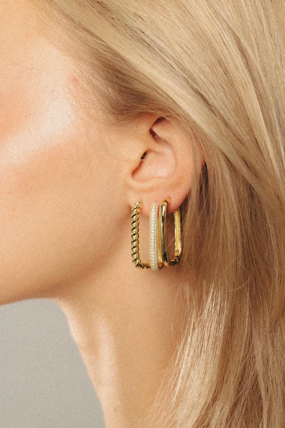 Edge Hoops Gold