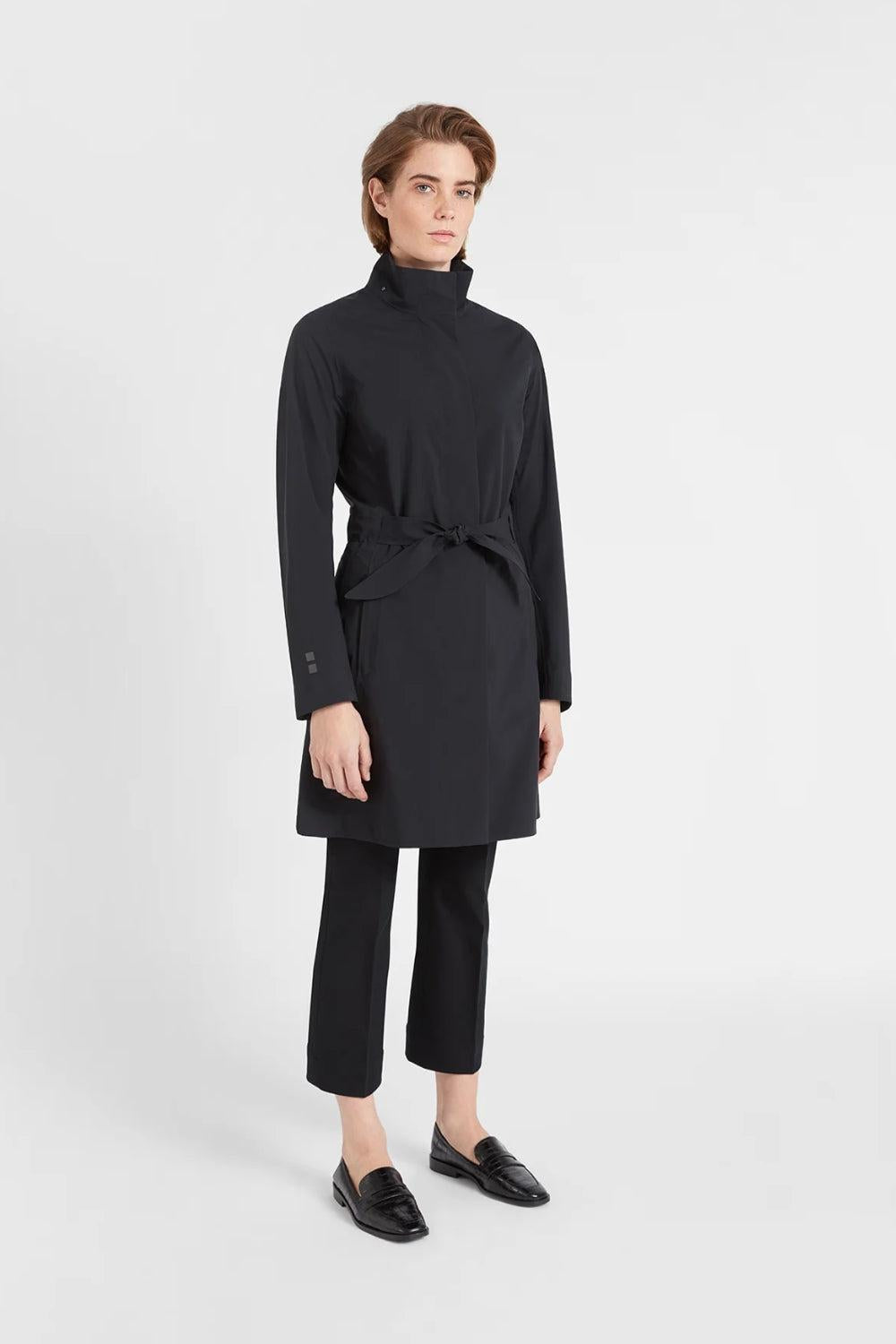 Elektra Coat Black Storm