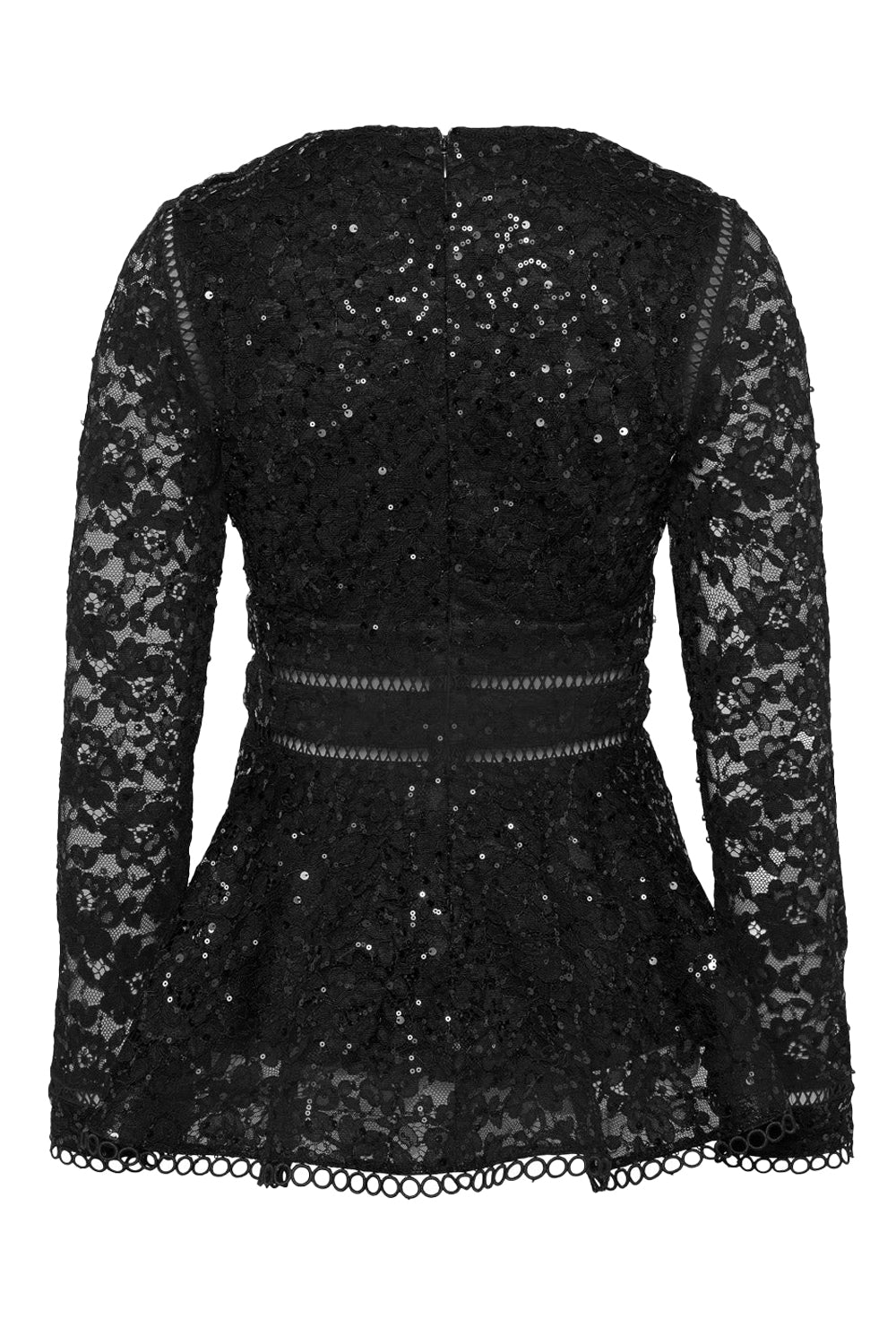 Ellie top Black lace