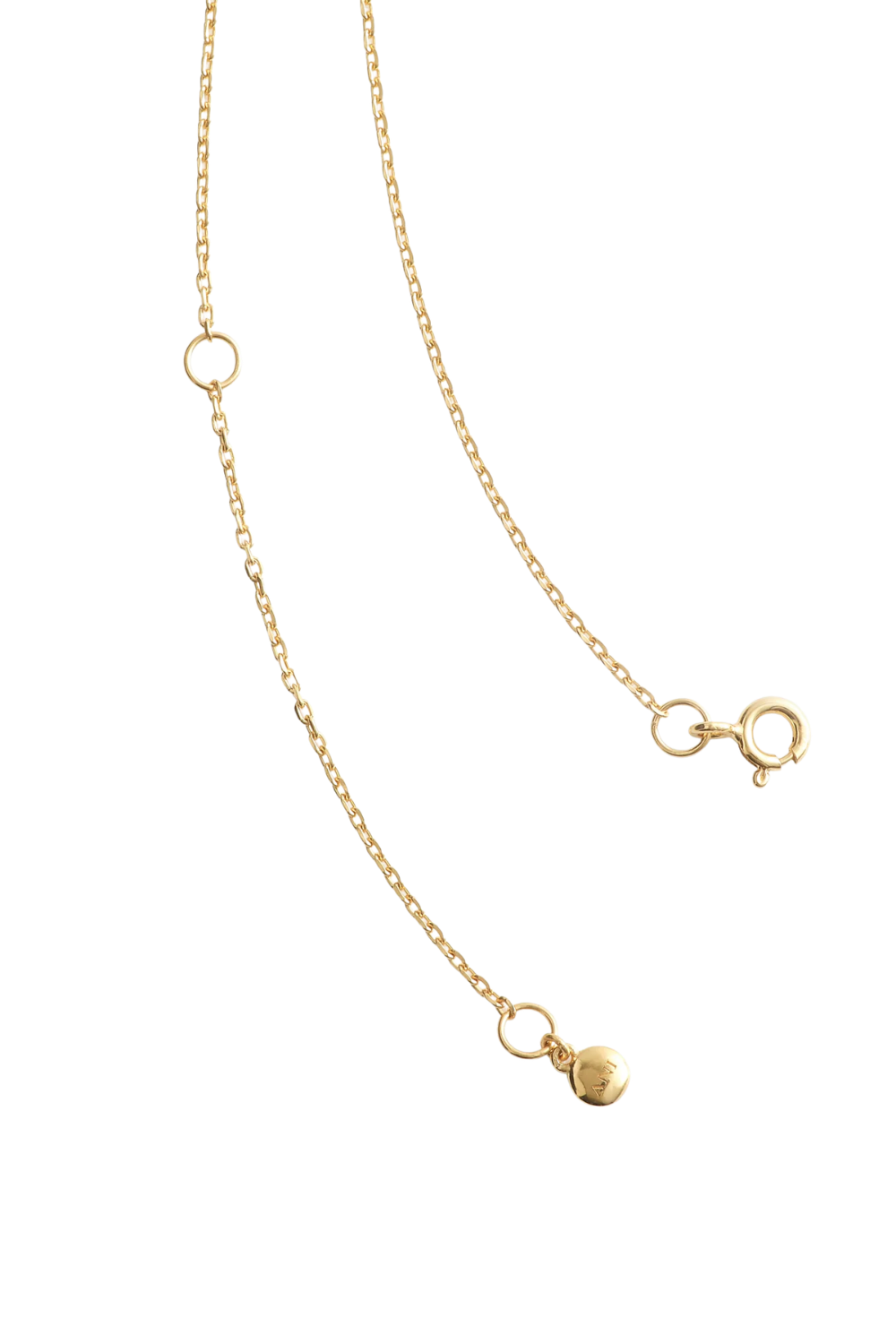 Emerald Chain Necklace Gold