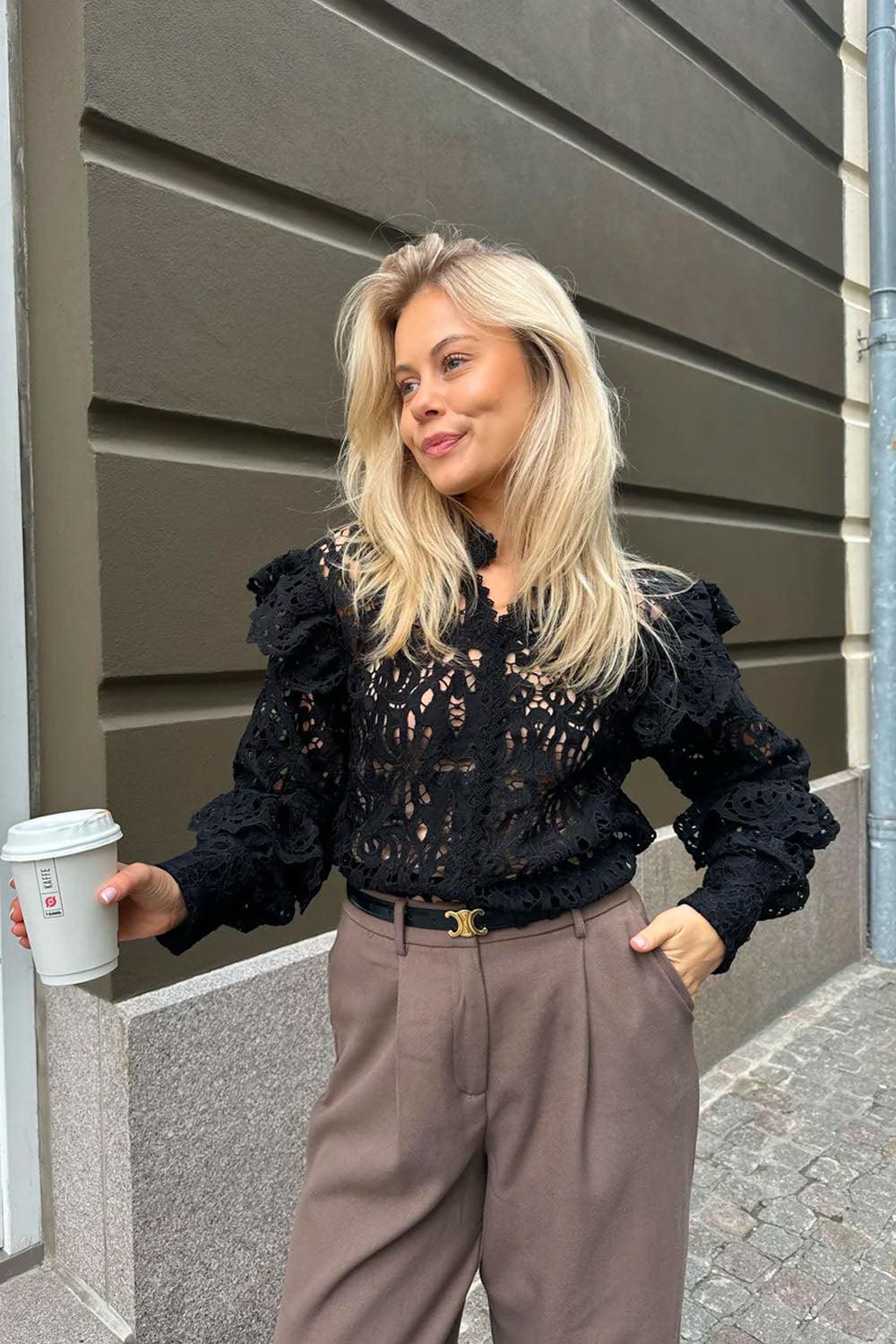 Emilie Blouse Black