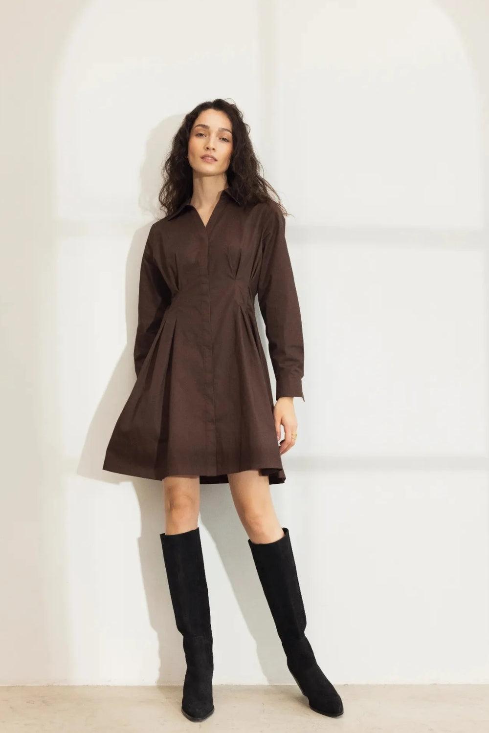 Emira Dress Brown