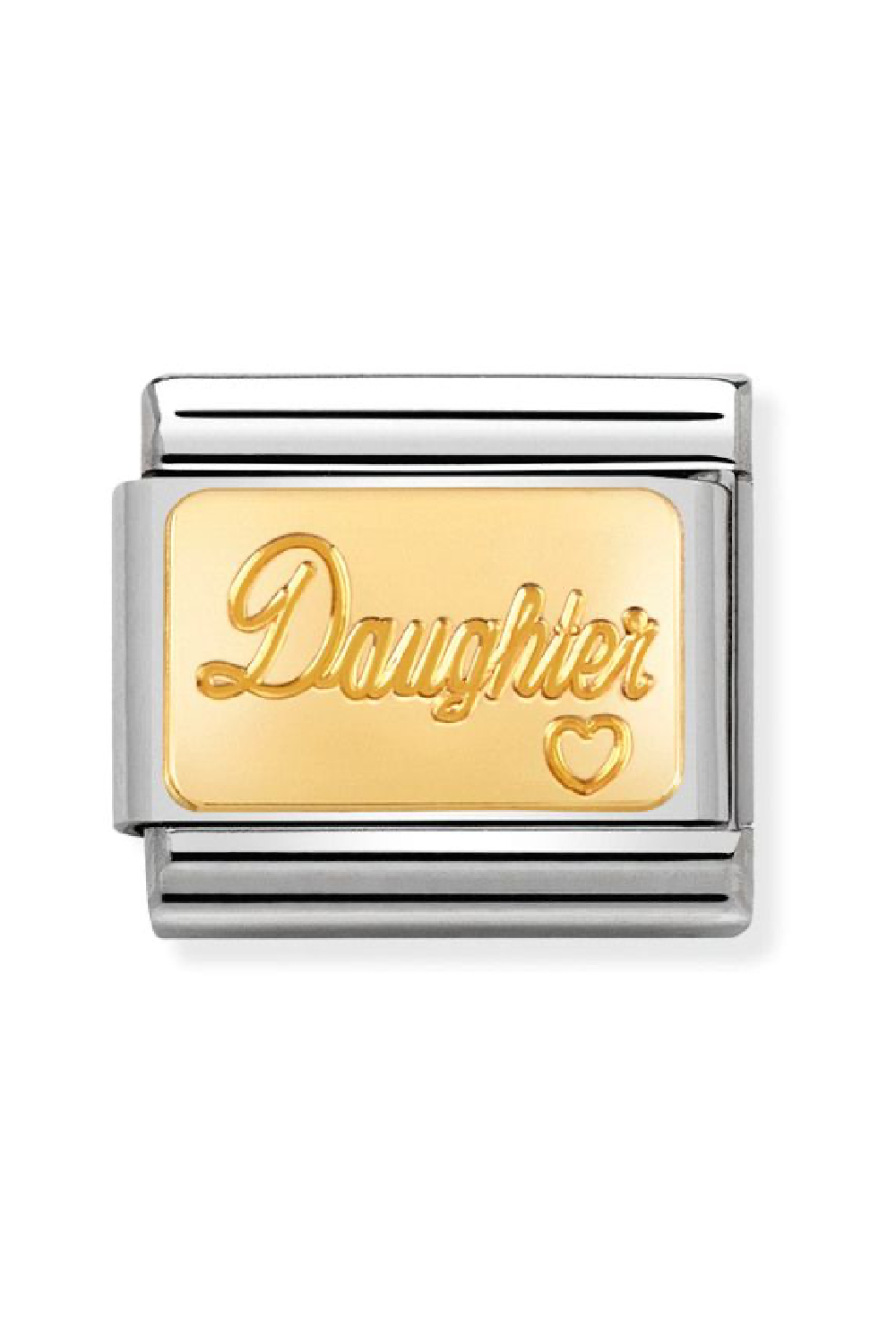 Engraved signs 18k Gold Daughter