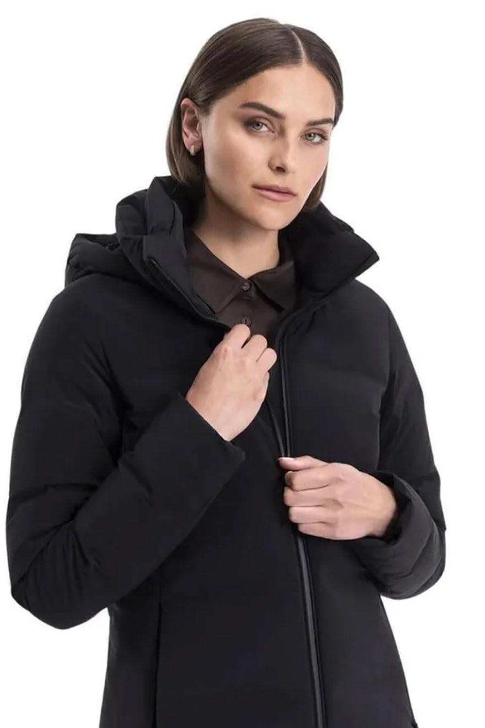 Enigma Parka black Down Collar