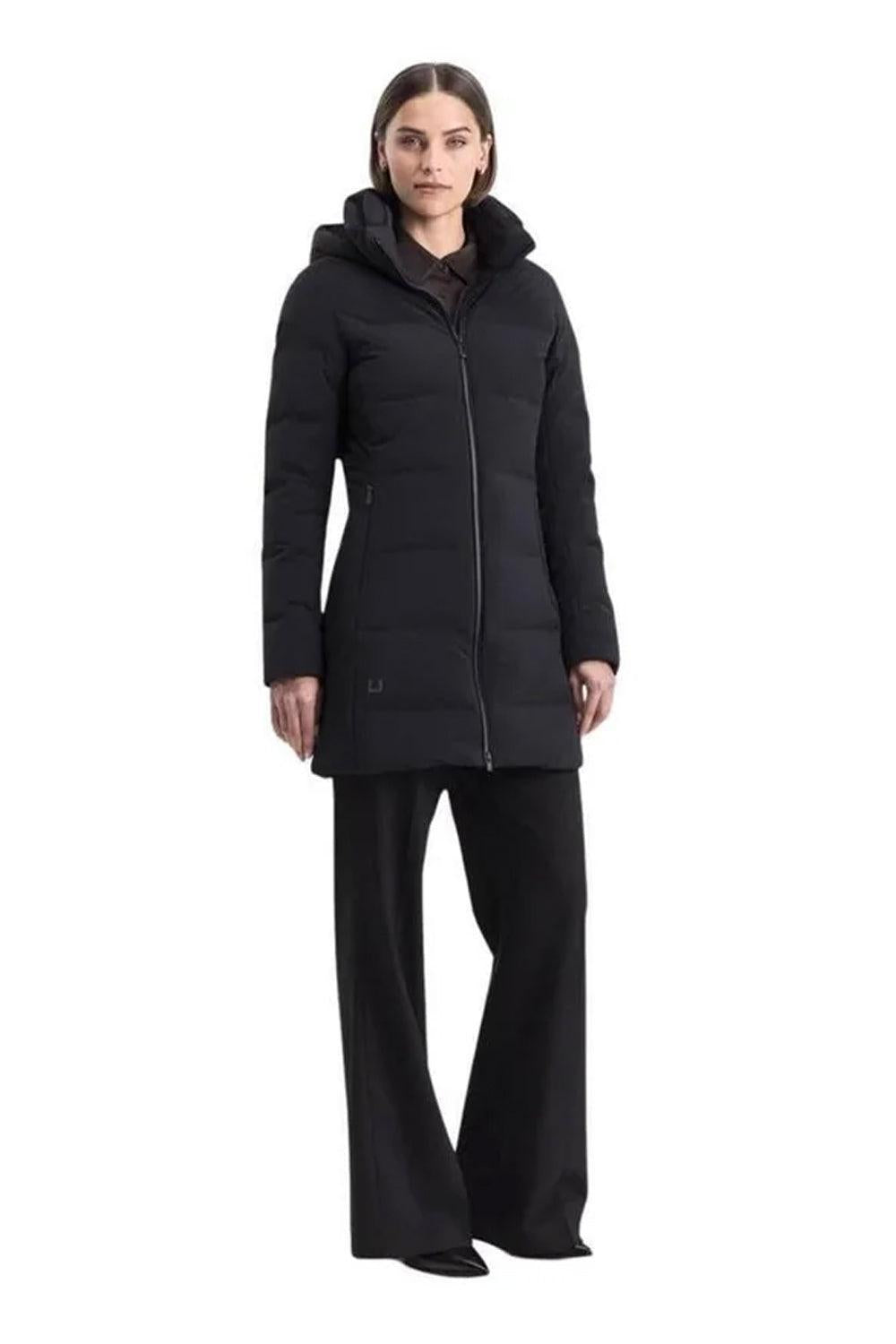 Enigma Parka black Down Collar