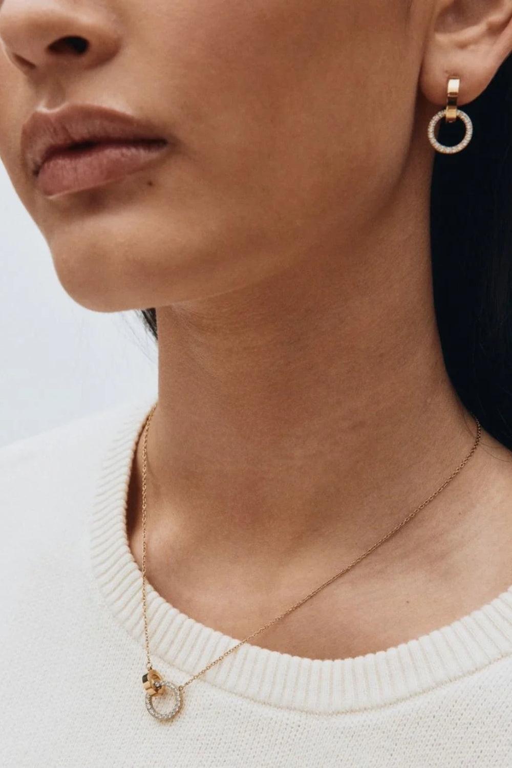 Eternal Orbit Earrings Gold