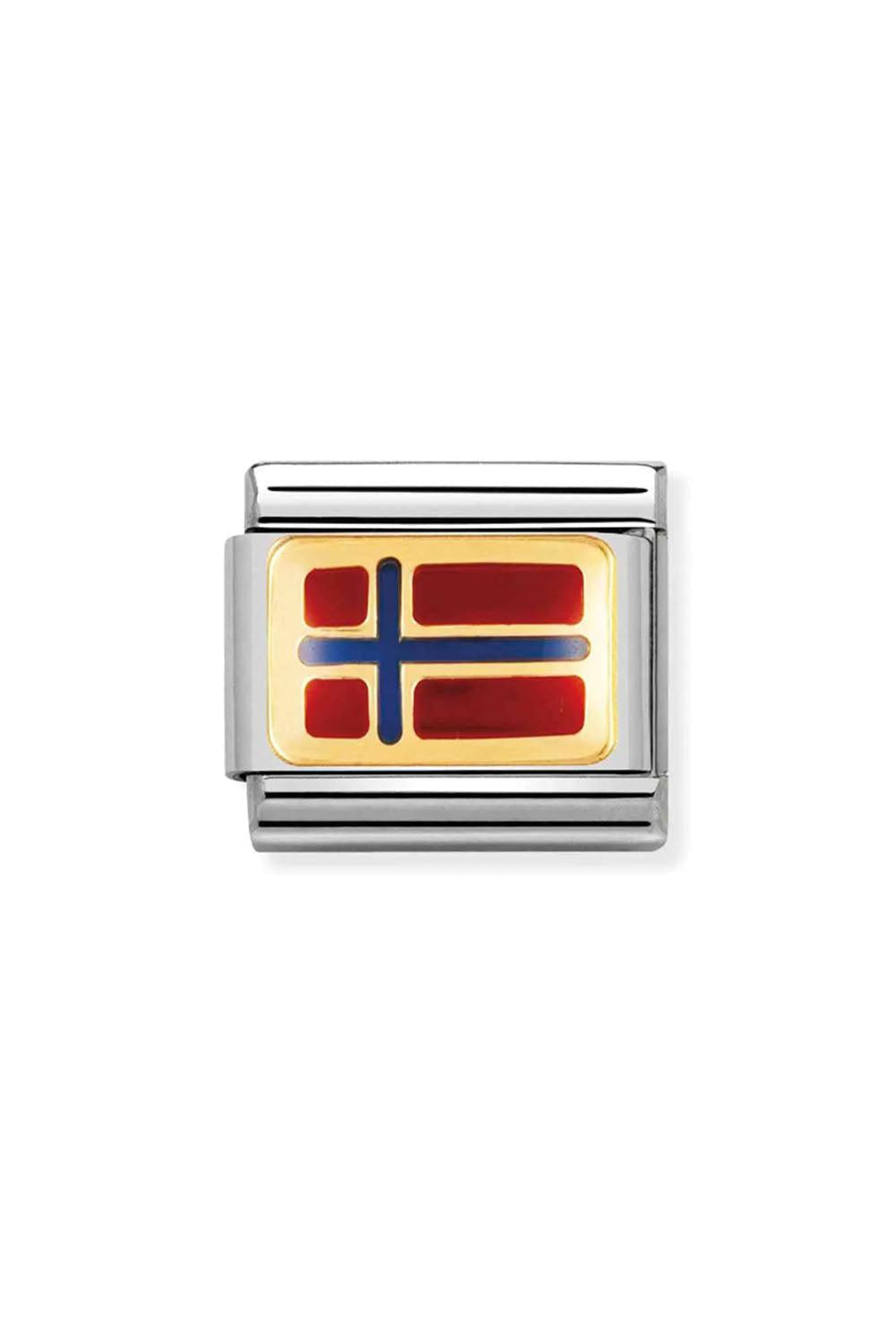 Europe Flag 18k Gold & enamel Norway
