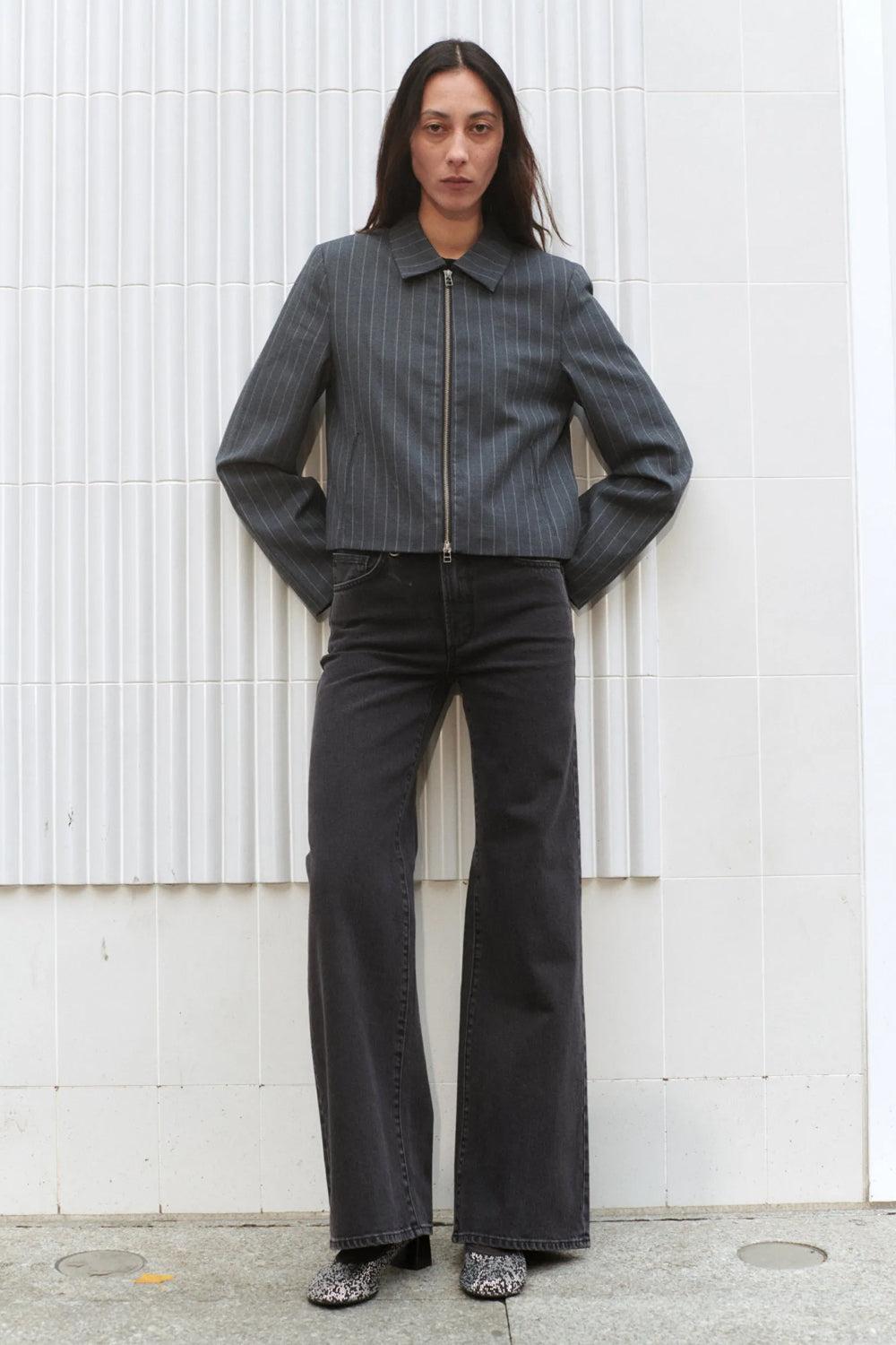 Eva Wide French Black 34"