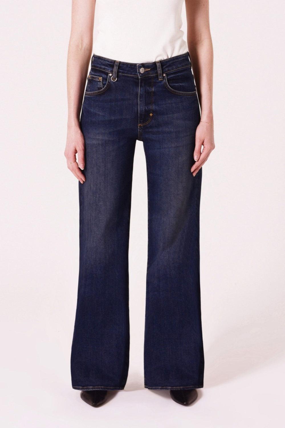 Eva Wide Revery Mid Vintage Indigo 32''