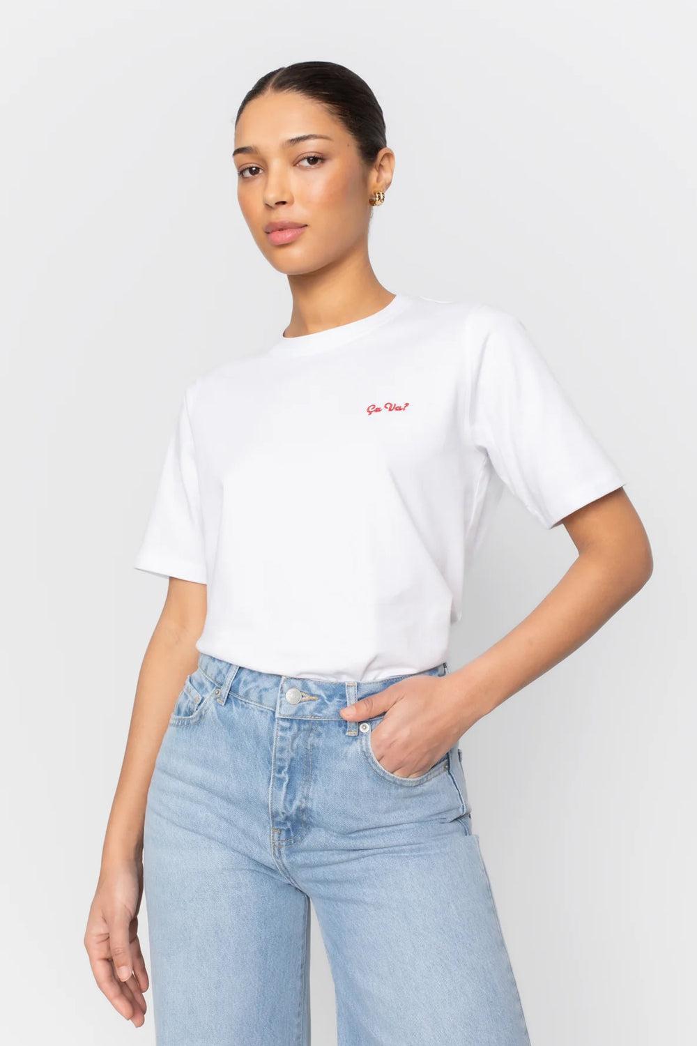 Ezra tee White