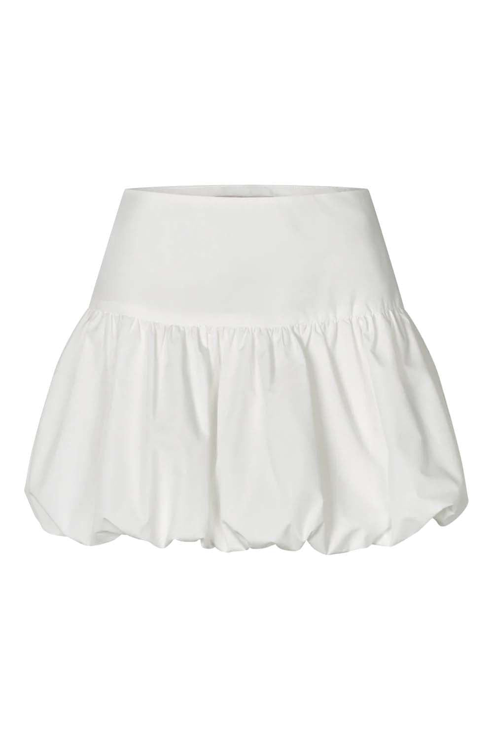 Fia Baloon Skirt White