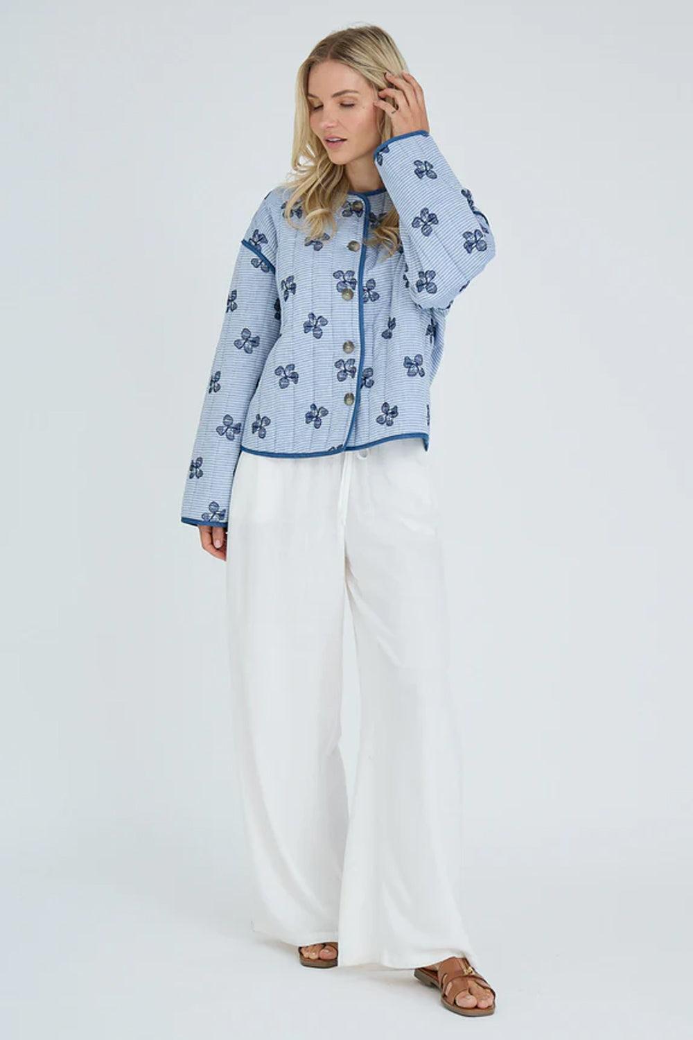 Fina Jacket blue/off white