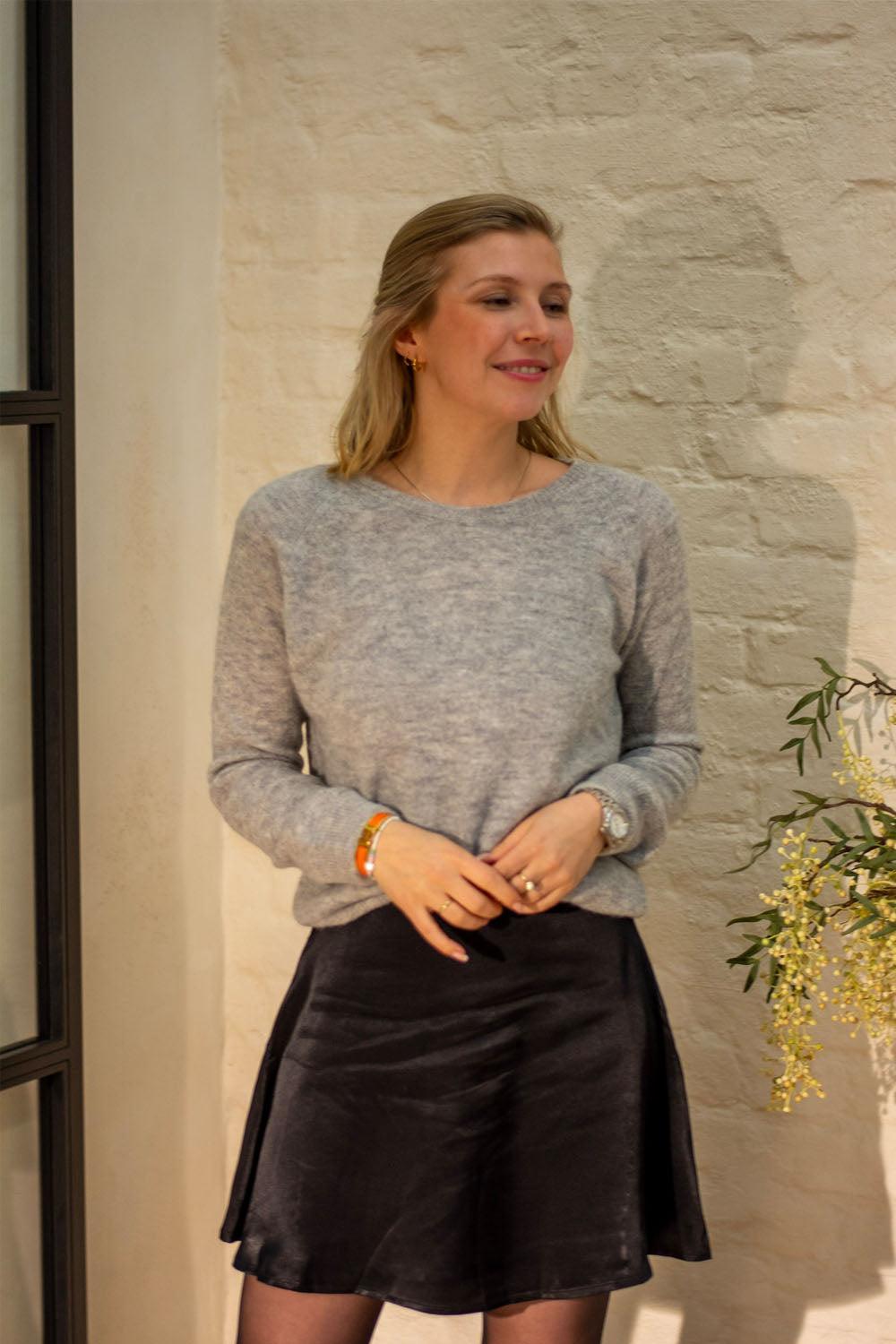 Fiona Lt Grey Melange