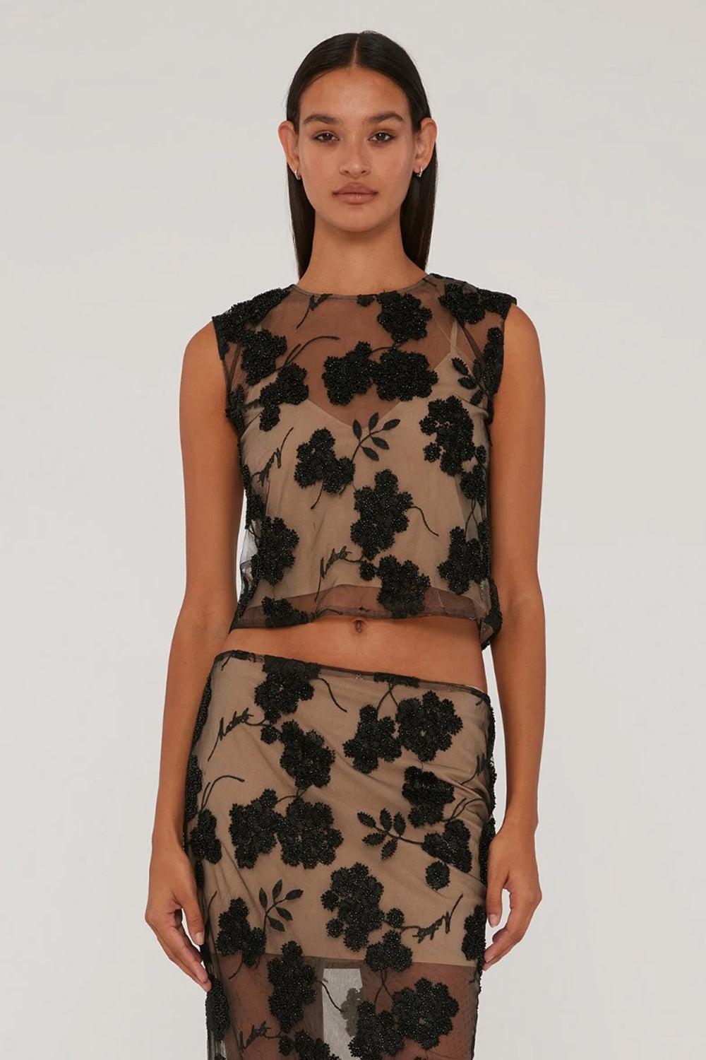 Flower Beads Top