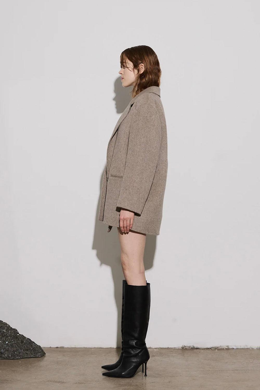 Form Jacket Taupe Melange