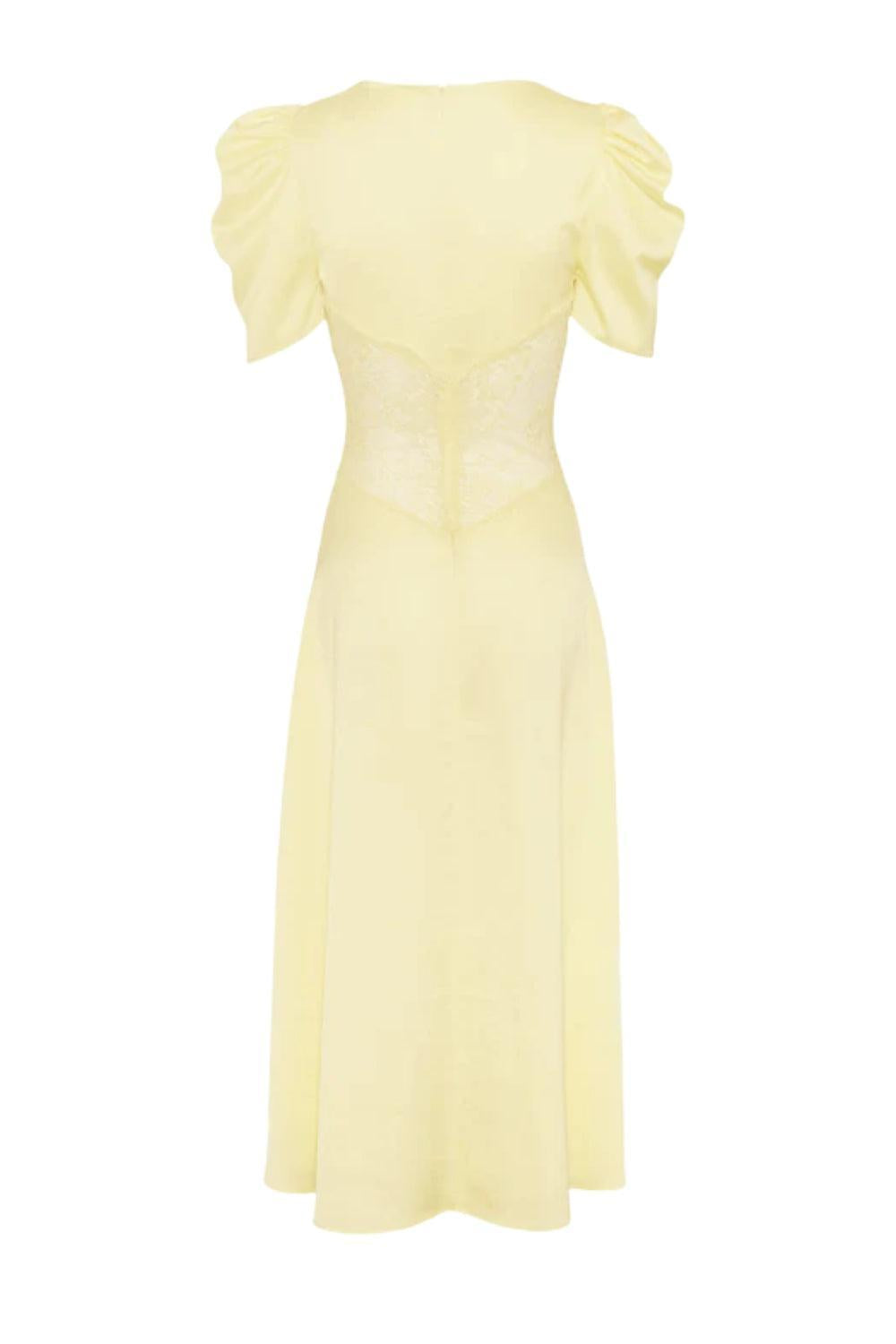 Francis Lace Midi Dress Lemonade