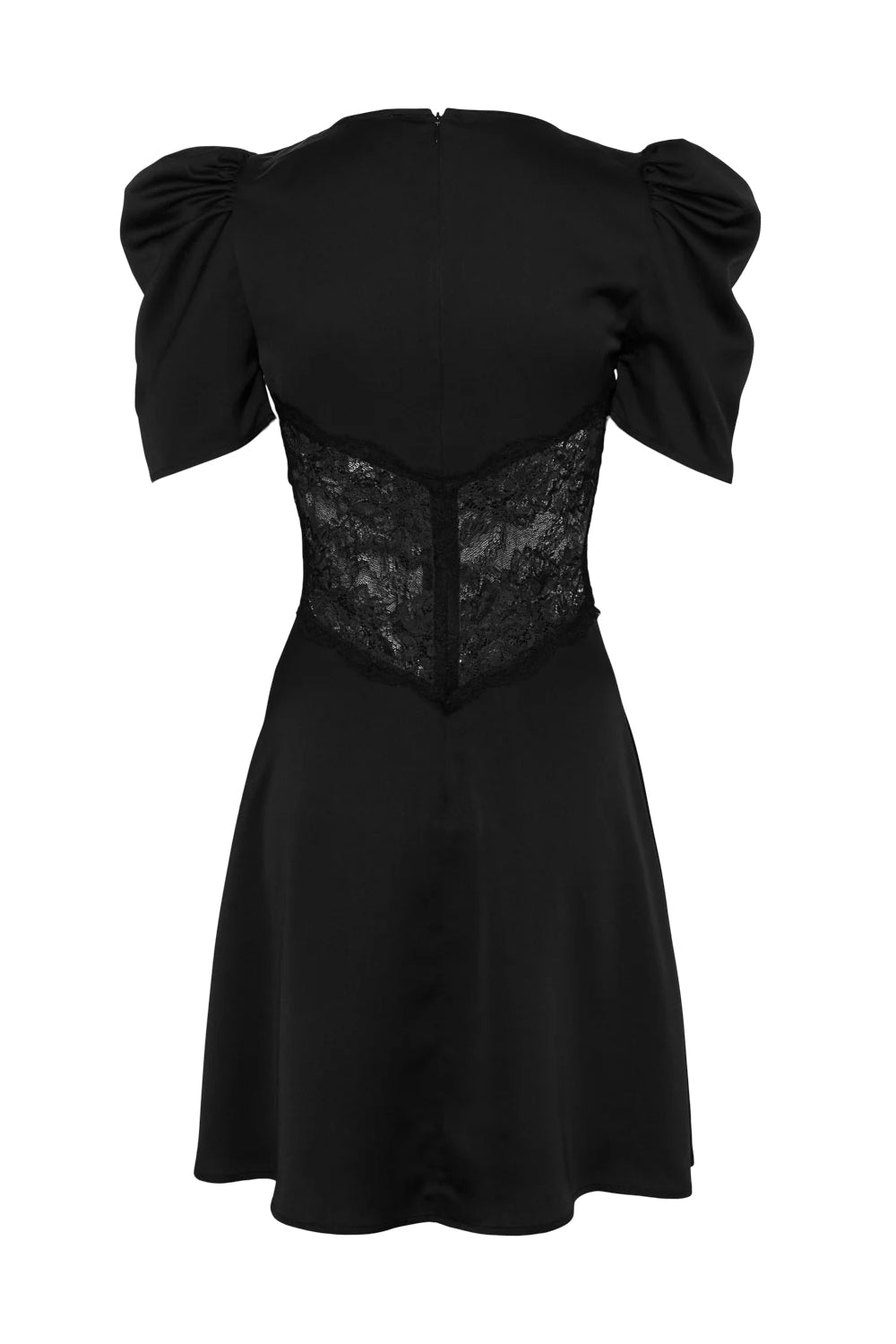 Francis Lace Mini Dress Black